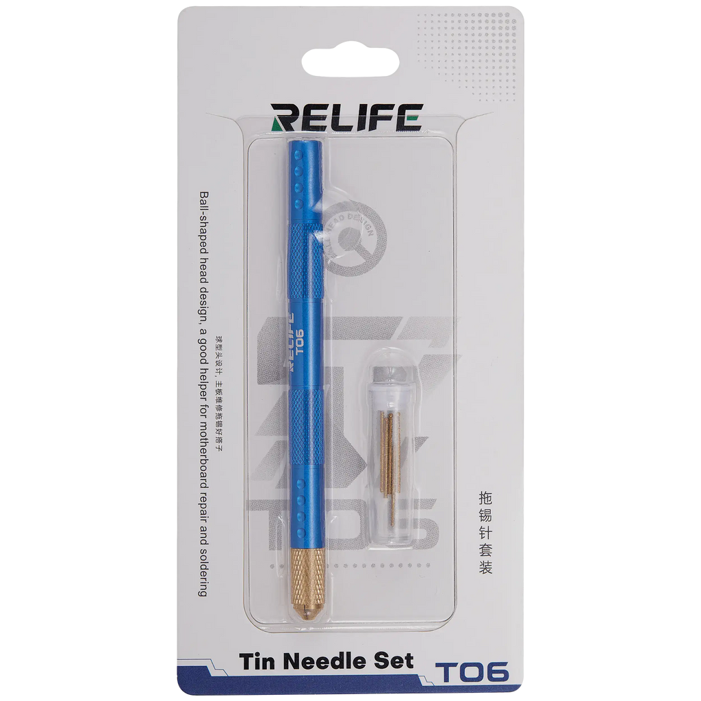 T06 Tin Needle Set for Motherboard Repair Desoldering (Relife)