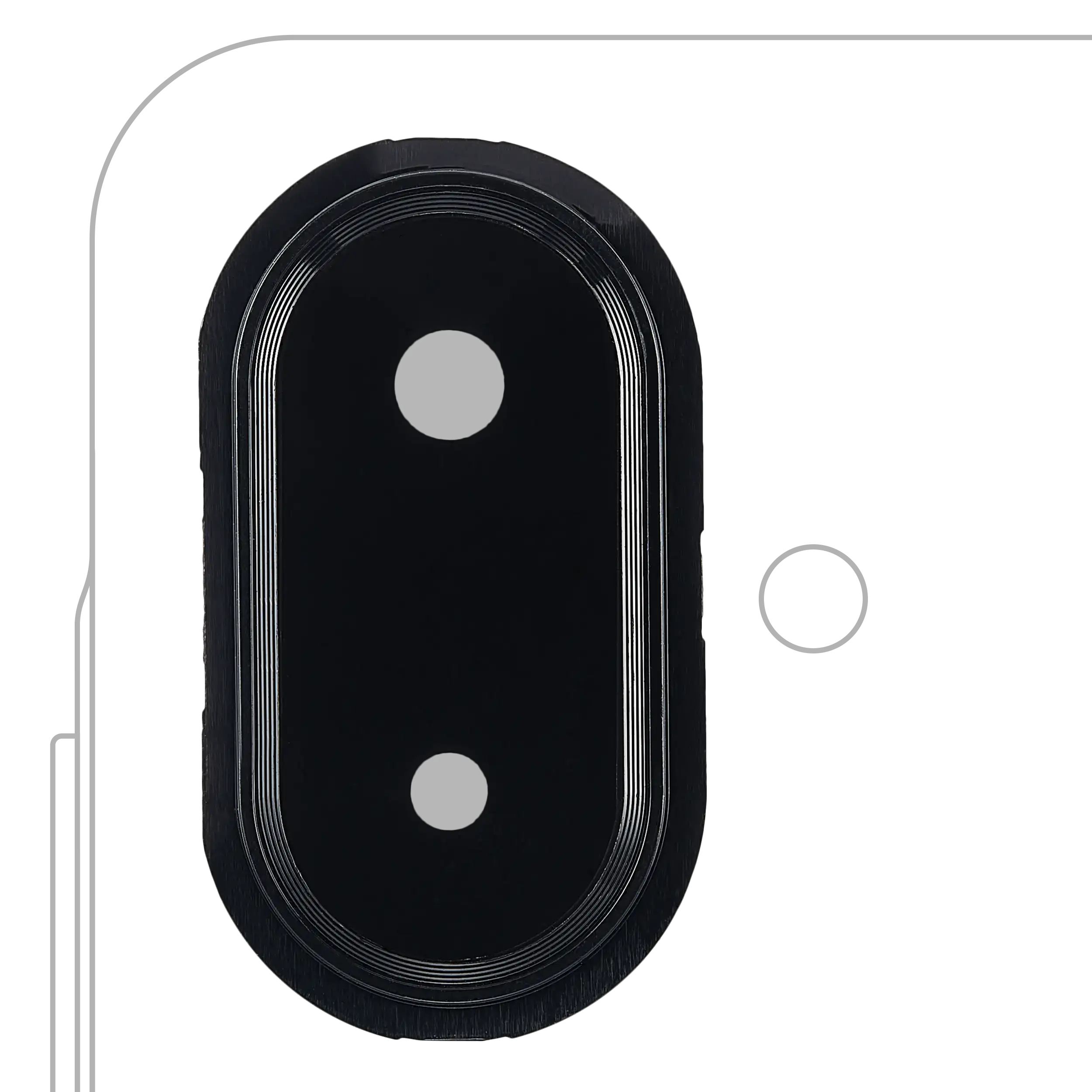 Kameralinse hinten + Rahmenring für Samsung Galaxy A07 4G, alle Farben