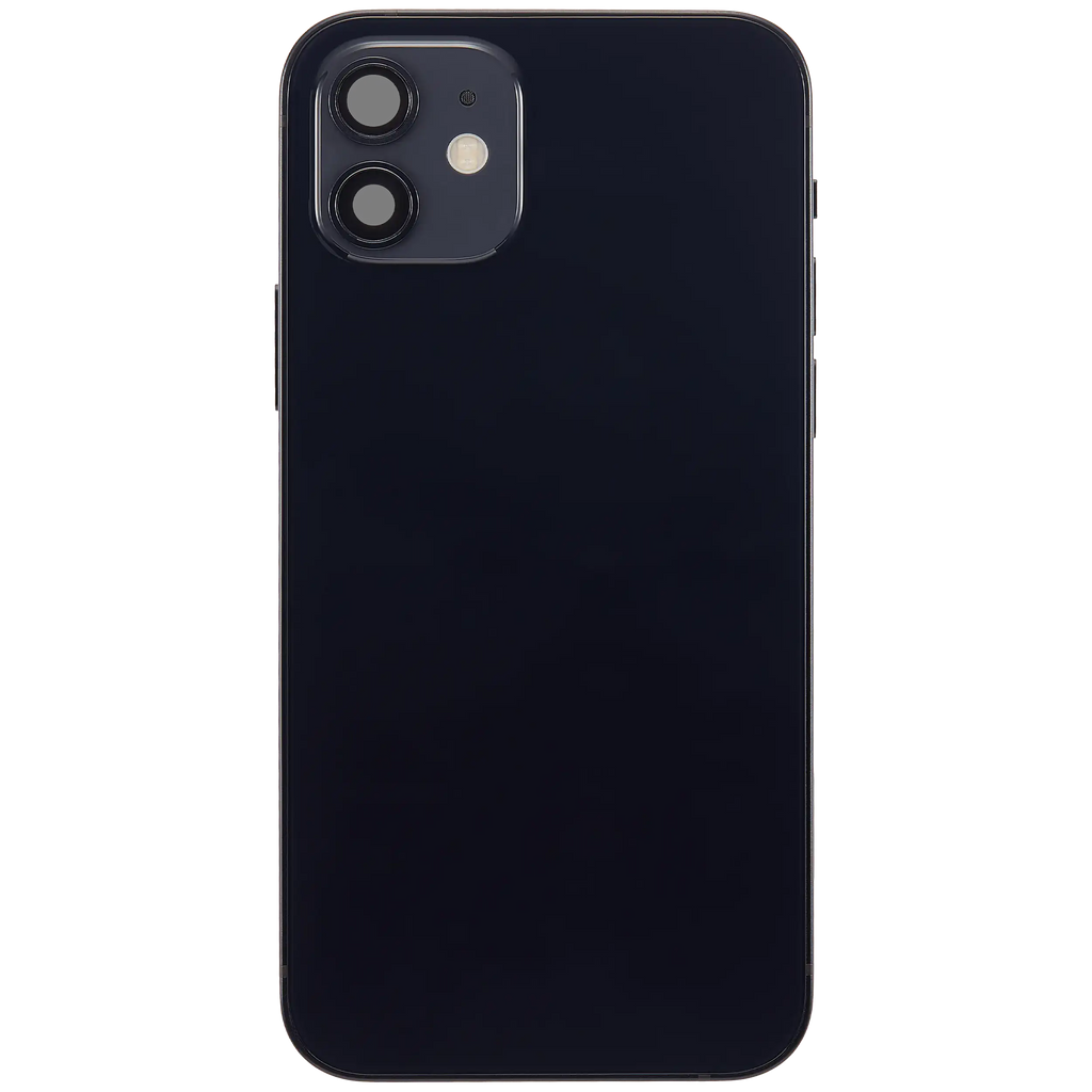 Original Apple-Ausbau A gebraucht – iPhone 12 Mini EU / Backcover/Rahmen Schwarz
