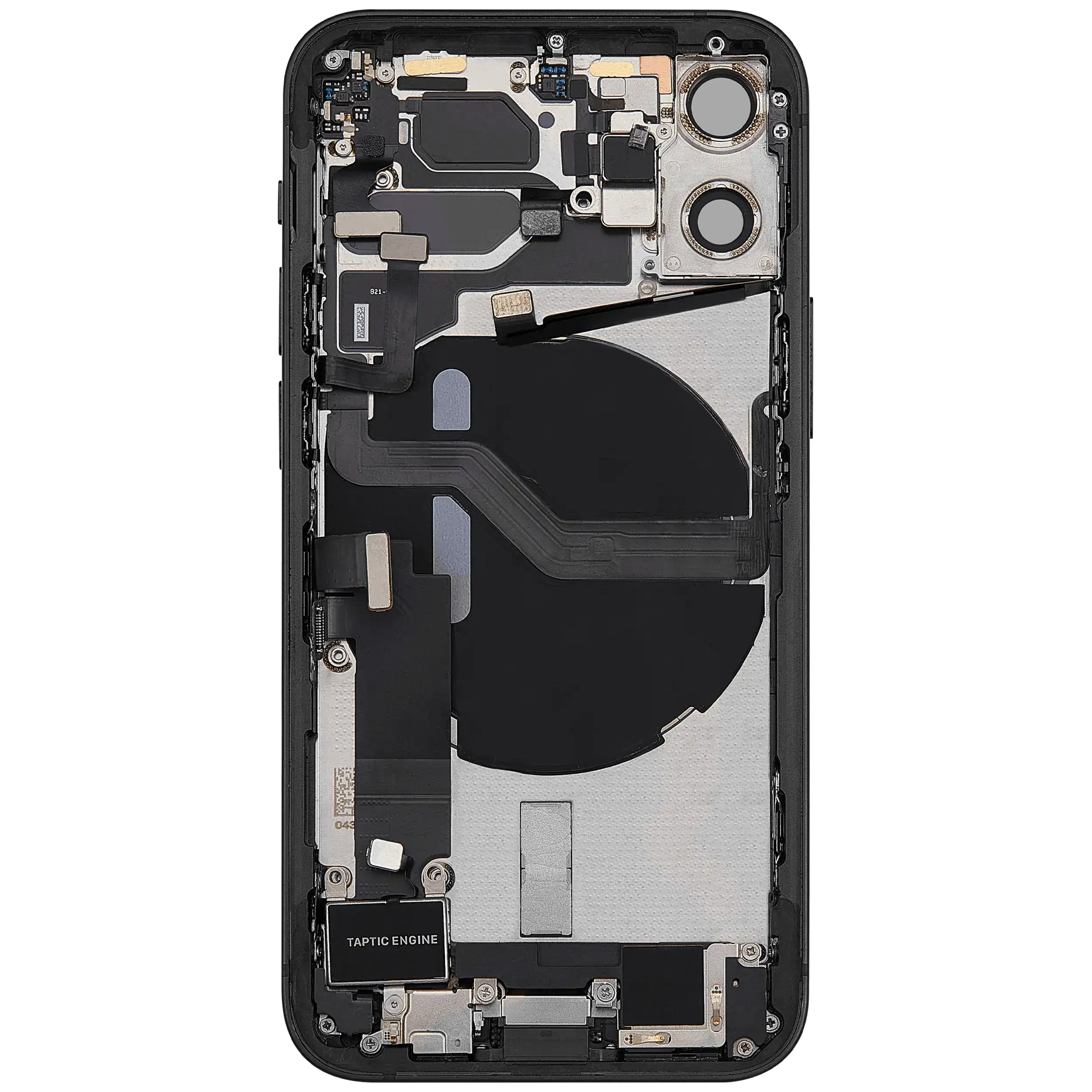 Original Apple-Ausbau A gebraucht – iPhone 12 Mini EU / Backcover/Rahmen Schwarz