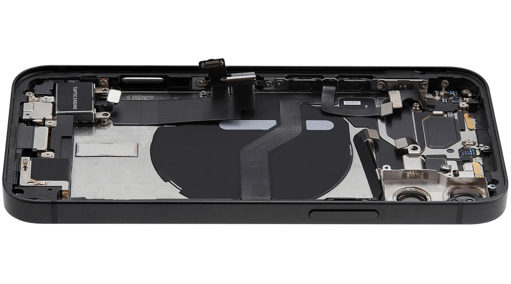 Original Apple-Ausbau A gebraucht – iPhone 12 Mini EU / Backcover/Rahmen Schwarz