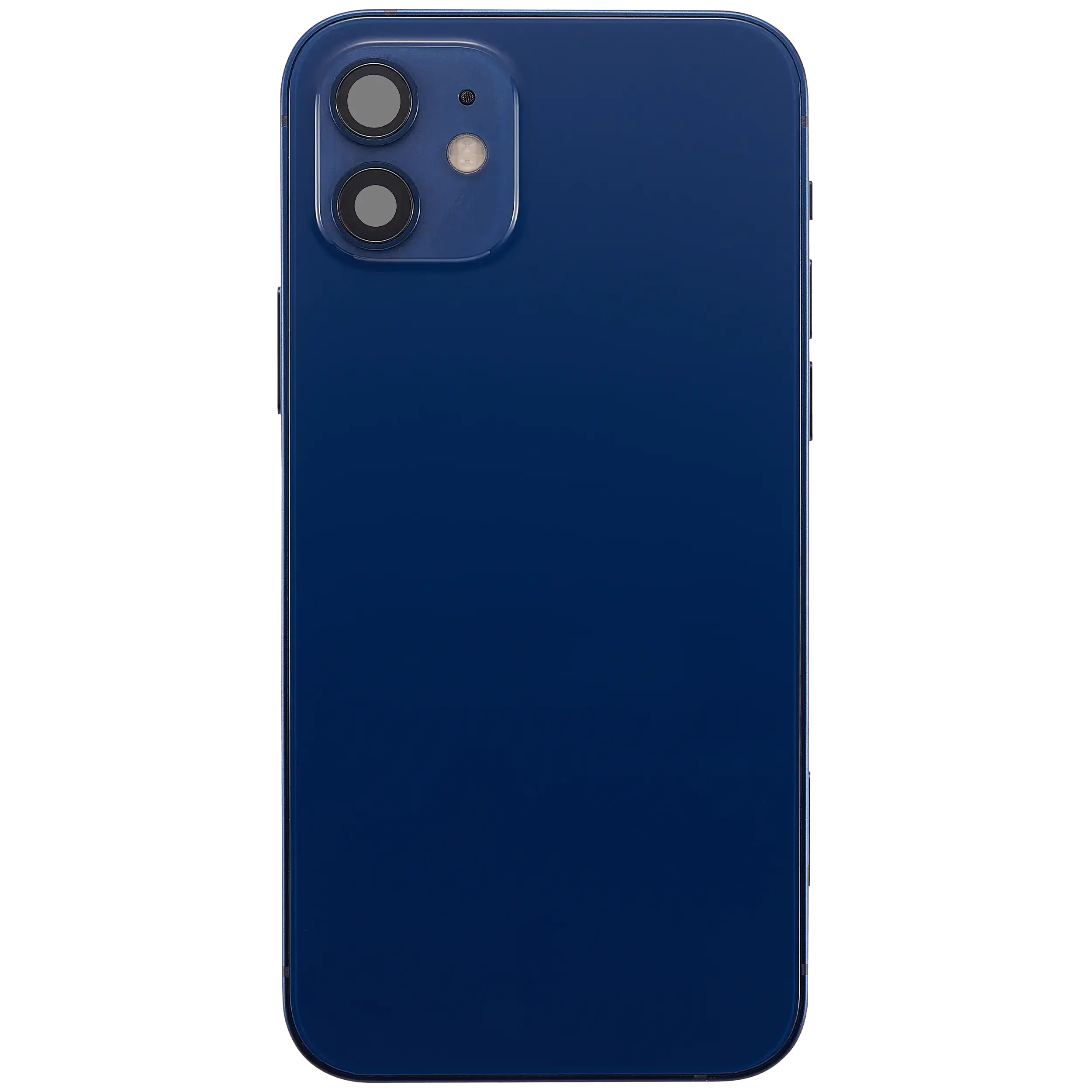 Back Cover/Frame with Charging Port Flex and Small Parts for iPhone 12 Mini (EU/Global Version) (Used OEM Pull, Grade B) (Blue)