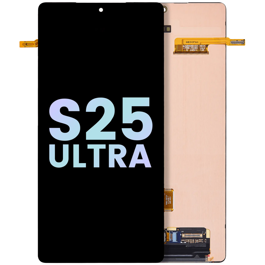 Frameless OLED Display for Samsung Galaxy S25 Ultra 5G (US and International) (Service Pack) (All Colors)