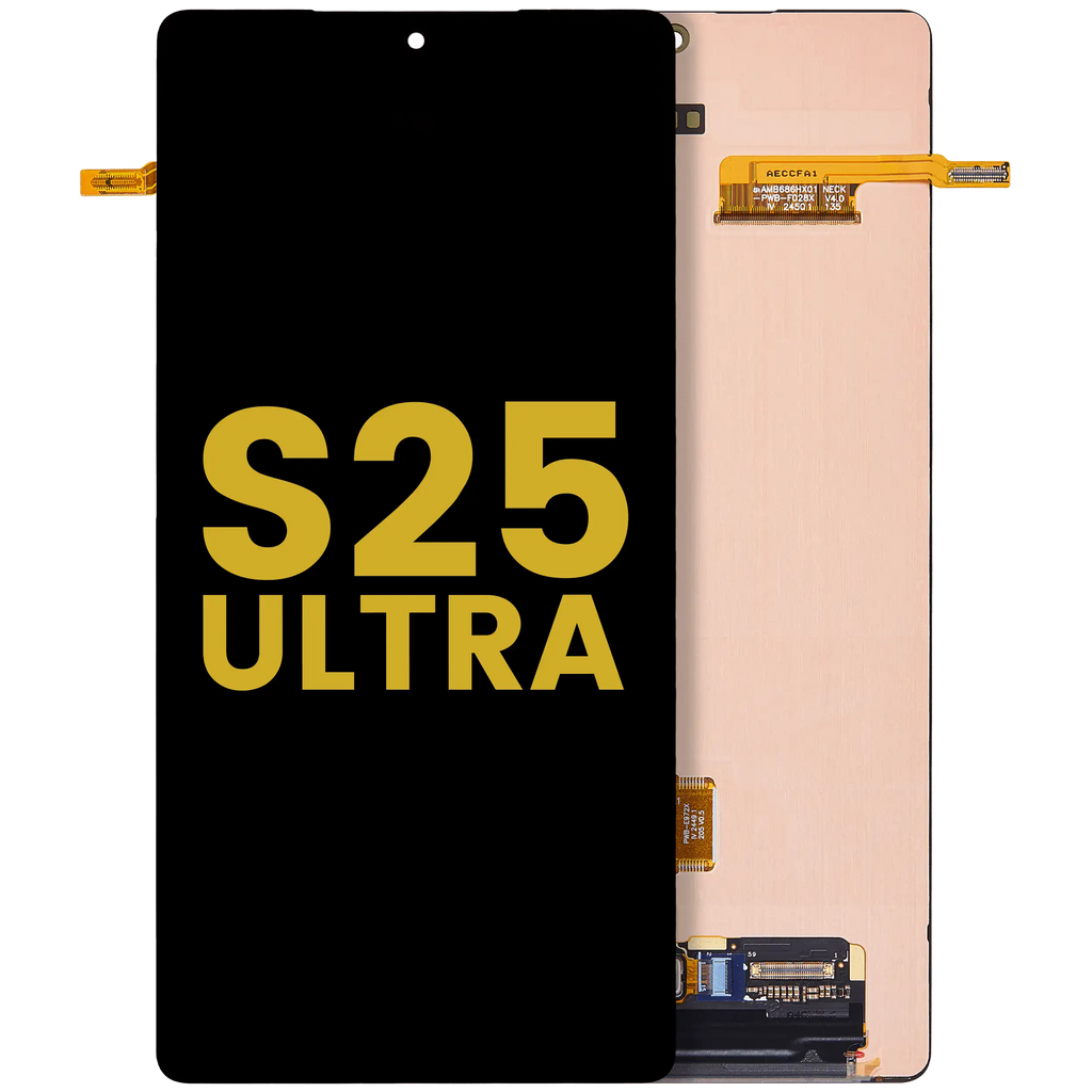 OLED-Display ohne Rahmen für Samsung Galaxy S25 Ultra 5G (Refurbished)