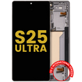OLED-Display mit Rahmen Samsung Galaxy S25 Ultra Refurbished Titanium Pink Gold