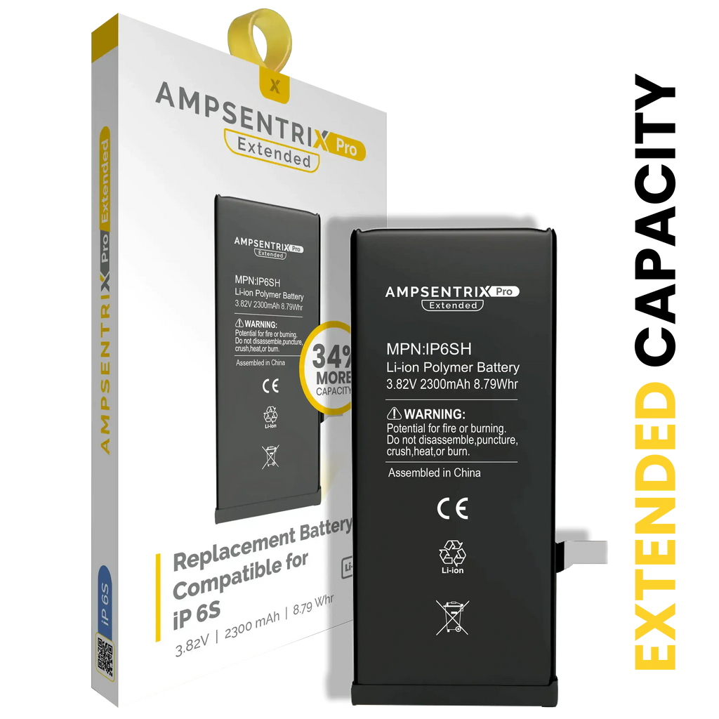 Ersatzakku für iPhone 6S (AmpSentrix Pro Extended)