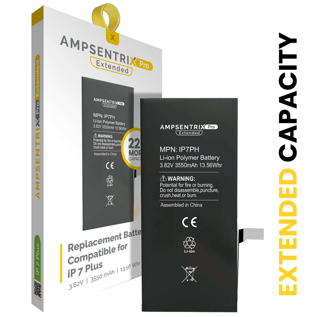 Replacement Battery for iPhone 7 Plus (AmpSentrix Pro Extended)