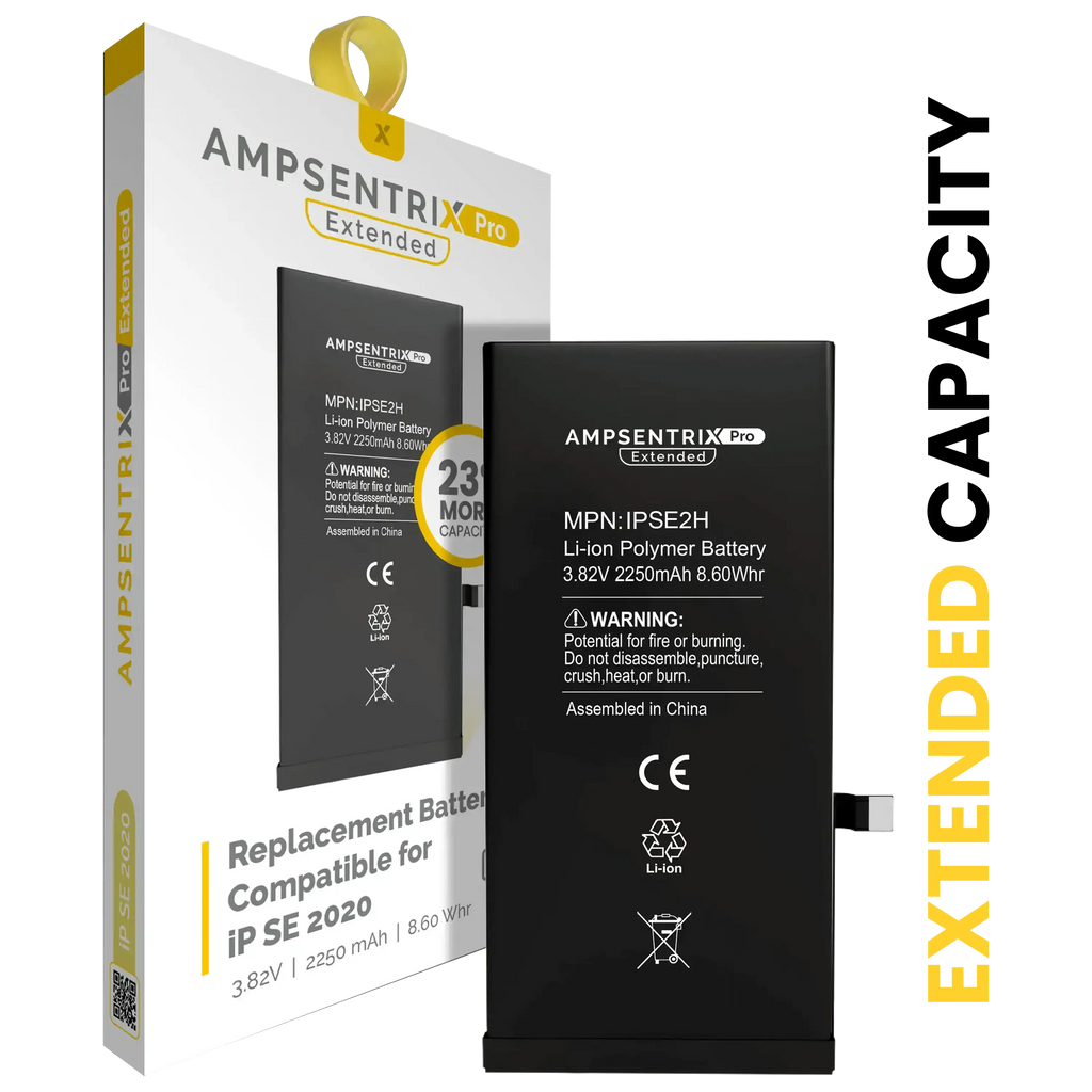 Ersatzakku für iPhone SE (2020) (Ampsentrix Pro Extended)