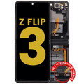 OLED-Display mit Rahmen Samsung Galaxy Z Flip 3 Refurbished Phantom Black