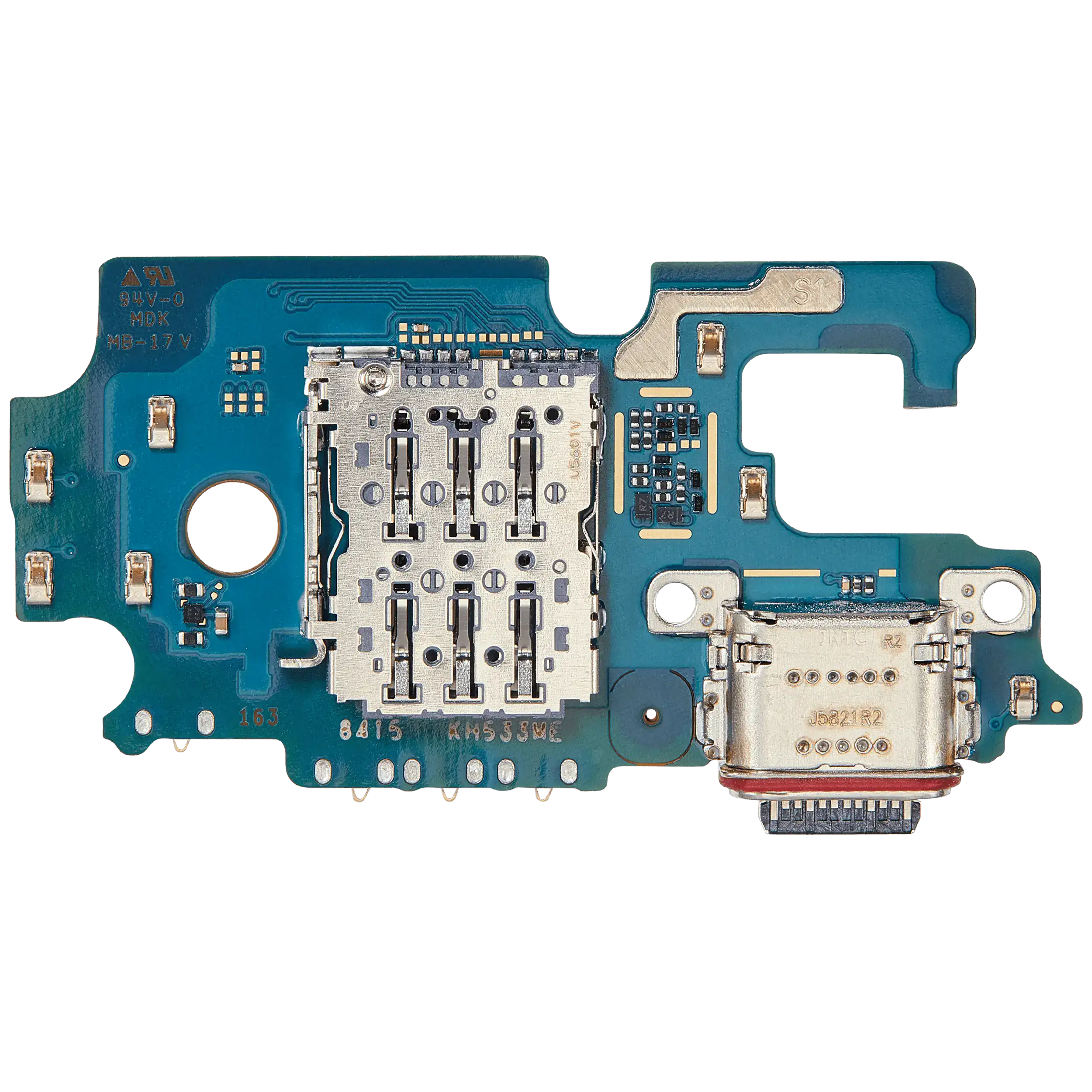 Charging Port Board with SIM Card Reader for Samsung Galaxy S25 FE 5G (S731U) (US Version) (Premium)