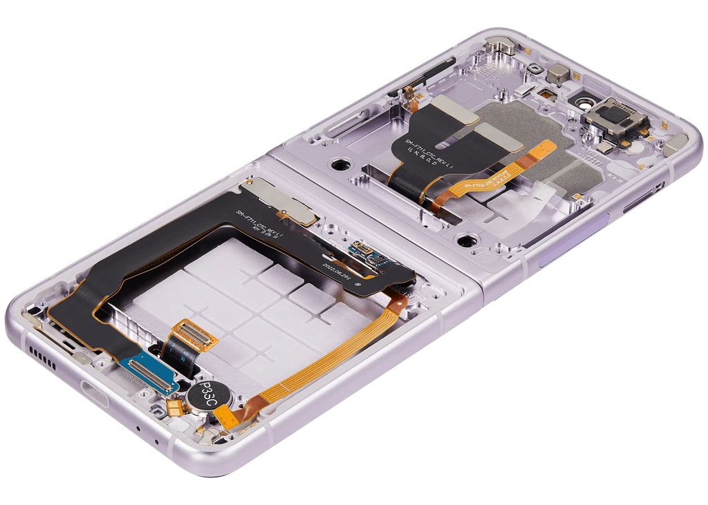 Internal OLED Display with Frame for Samsung Galaxy Z Flip 3 5G (F711) (Aftermarket) (Lavender)