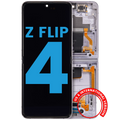 OLED-Innendisplay mit Rahmen Samsung Galaxy Z Flip 4 5G Bora Purple Aftermarket