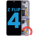 Innen OLED-Display mit Rahmen für Samsung Galaxy Z Flip 4 5G Blau Aftermarket