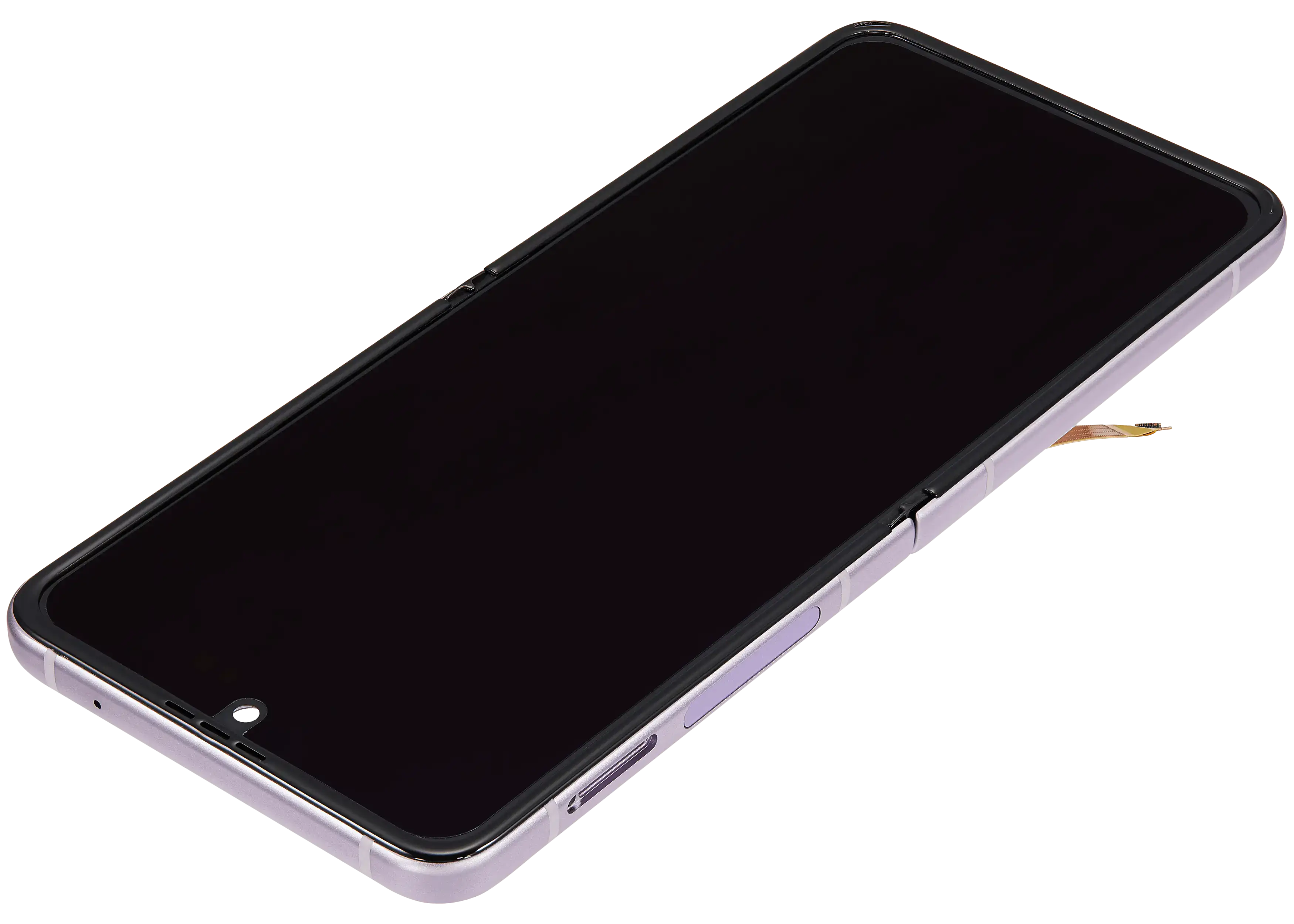 Inner OLED-Display mit Rahmen Compatible für Samsung Galaxy Z Flip 3 5G (F711) (US & International) (Aftermarket) (Lavender)