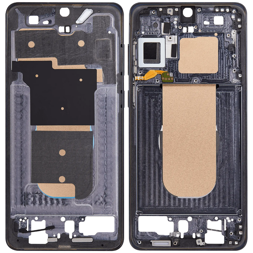 Midframe/Rahmen Compatible für Samsung Galaxy S25 Edge 5G (US & Internationale Version) (Titanium Jetblack)