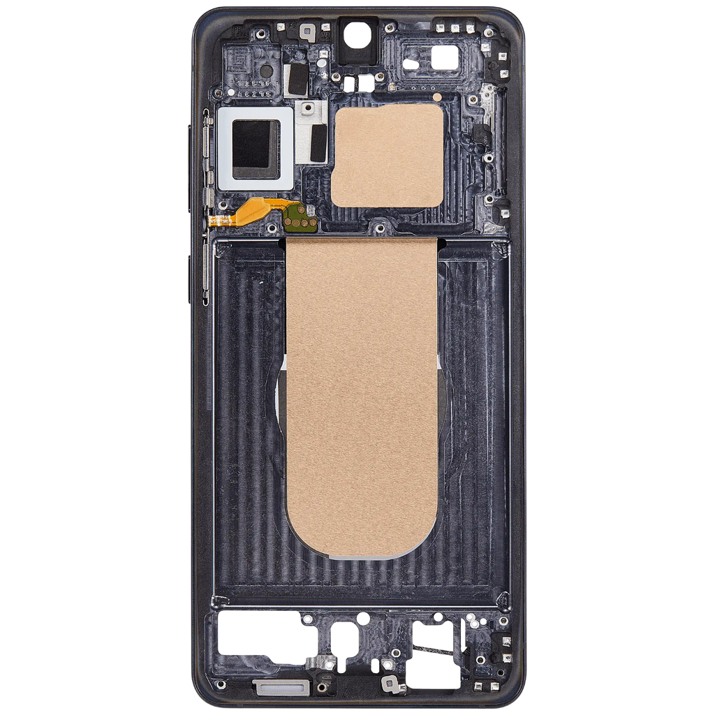 Midframe/Rahmen Compatible für Samsung Galaxy S25 Edge 5G (US & Internationale Version) (Titanium Jetblack)