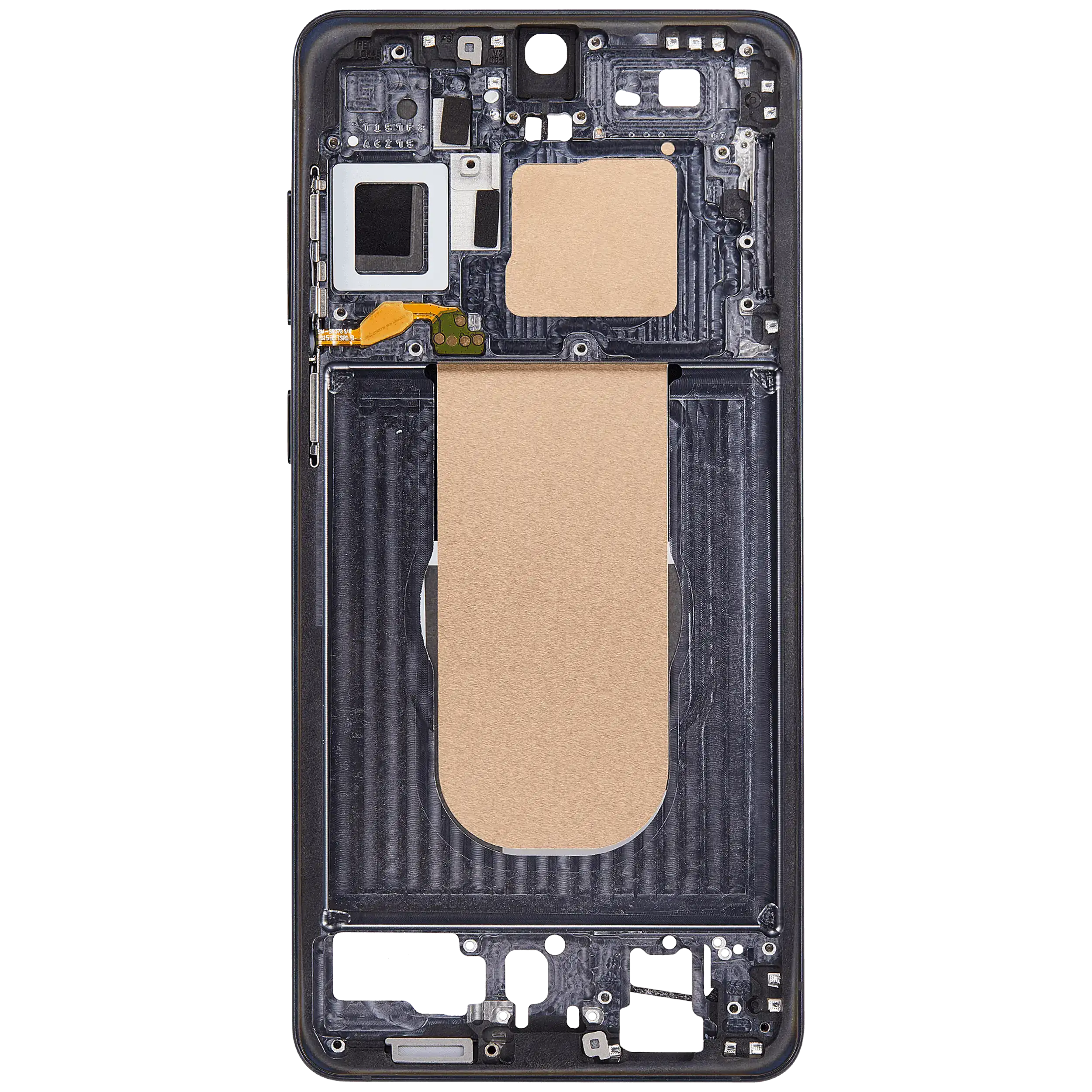 Midframe/Rahmen Compatible für Samsung Galaxy S25 Edge 5G (US & Internationale Version) (Titanium Jetblack)
