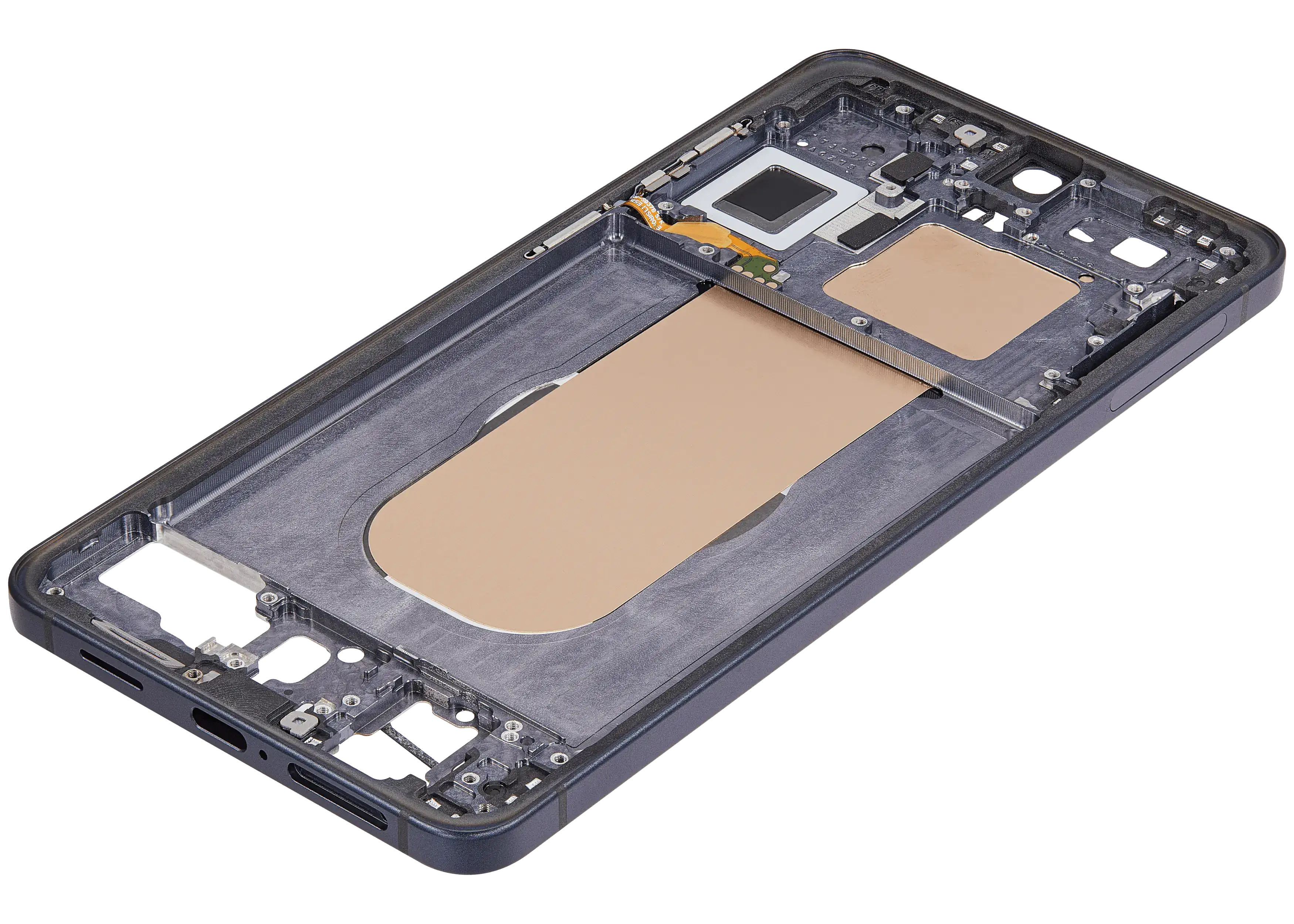 Midframe/Rahmen Compatible für Samsung Galaxy S25 Edge 5G (US & Internationale Version) (Titanium Jetblack)