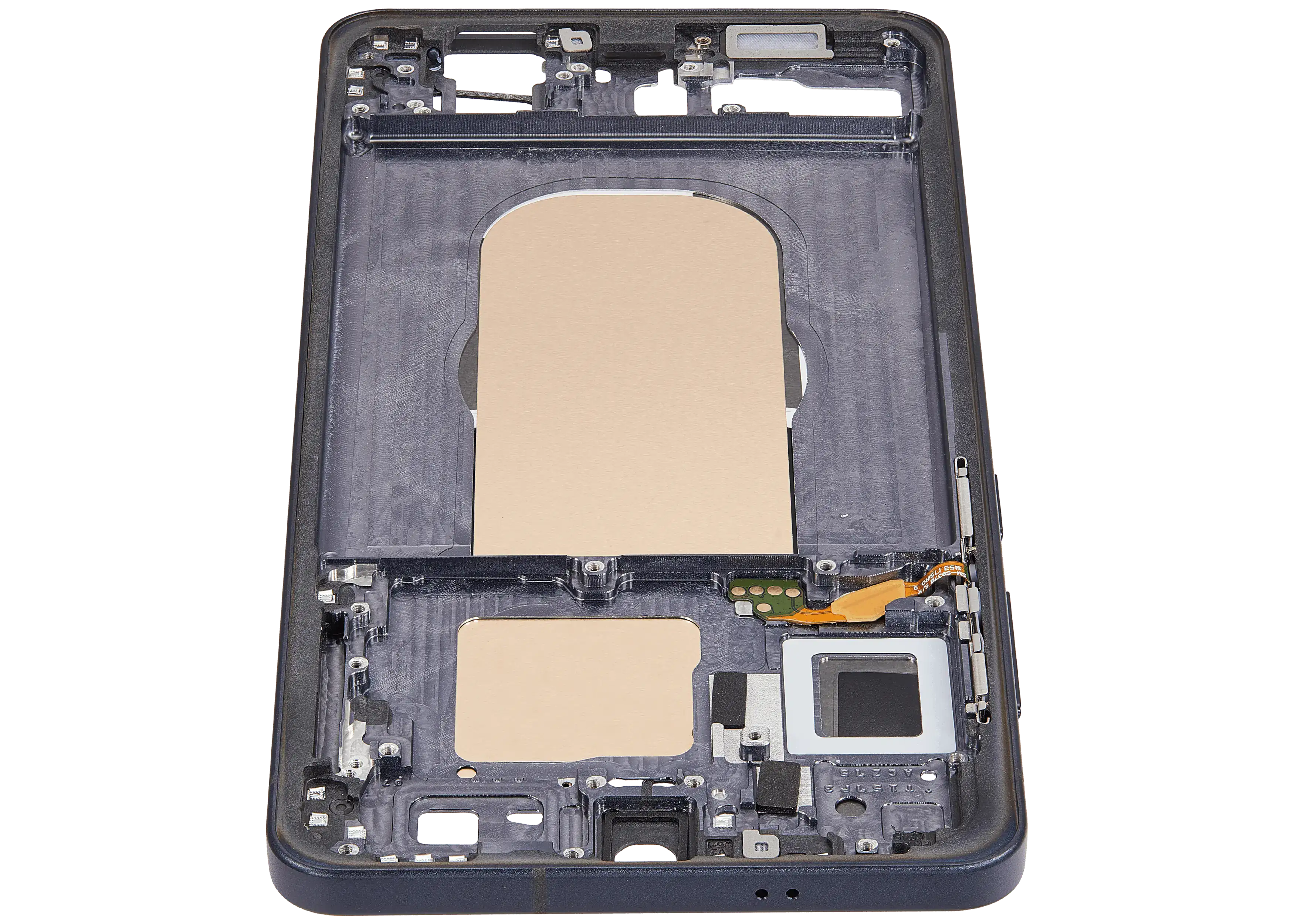 Midframe/Rahmen Compatible für Samsung Galaxy S25 Edge 5G (US & Internationale Version) (Titanium Jetblack)