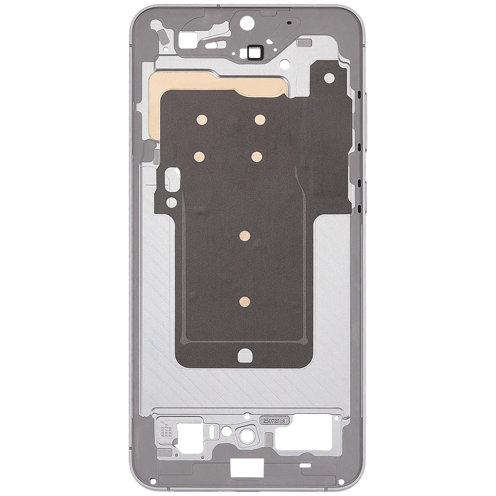 Midframe/Rahmen Compatible für Samsung Galaxy S25 FE 5G (US & Internationale Version) (Icyblue / White)