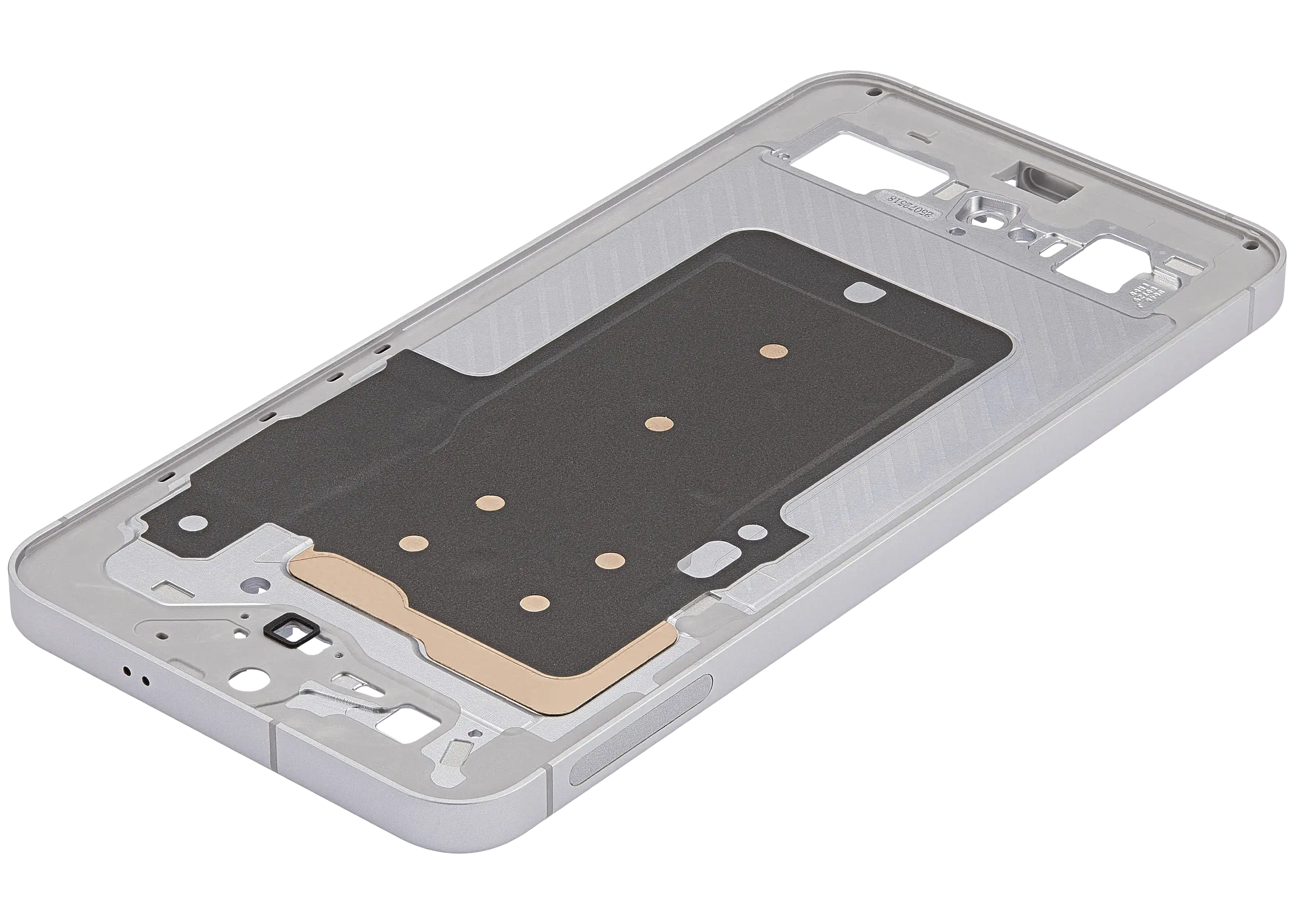 Midframe/Rahmen Compatible für Samsung Galaxy S25 FE 5G (US & Internationale Version) (Icyblue / White)