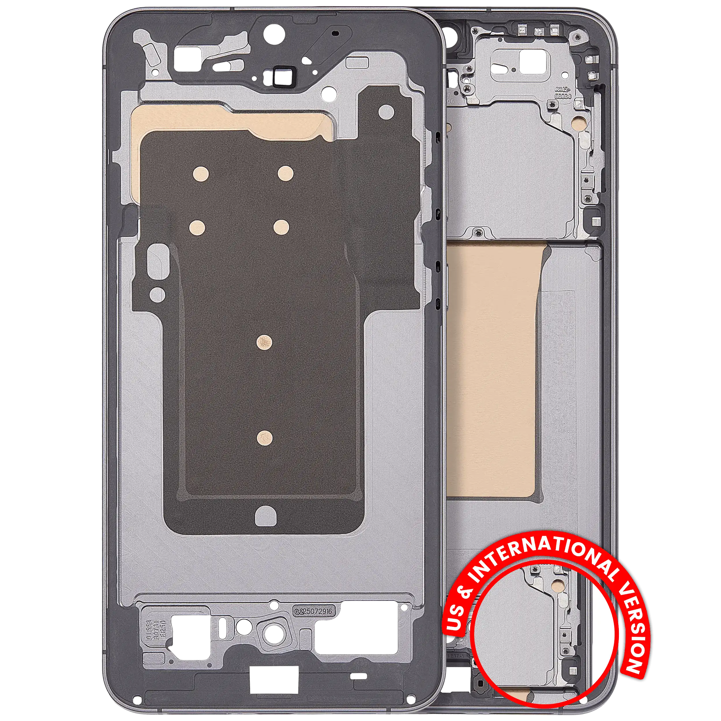 Midframe/Rahmen Compatible für Samsung Galaxy S25 FE 5G (US & Internationale Version) (Jetblack / Navy)