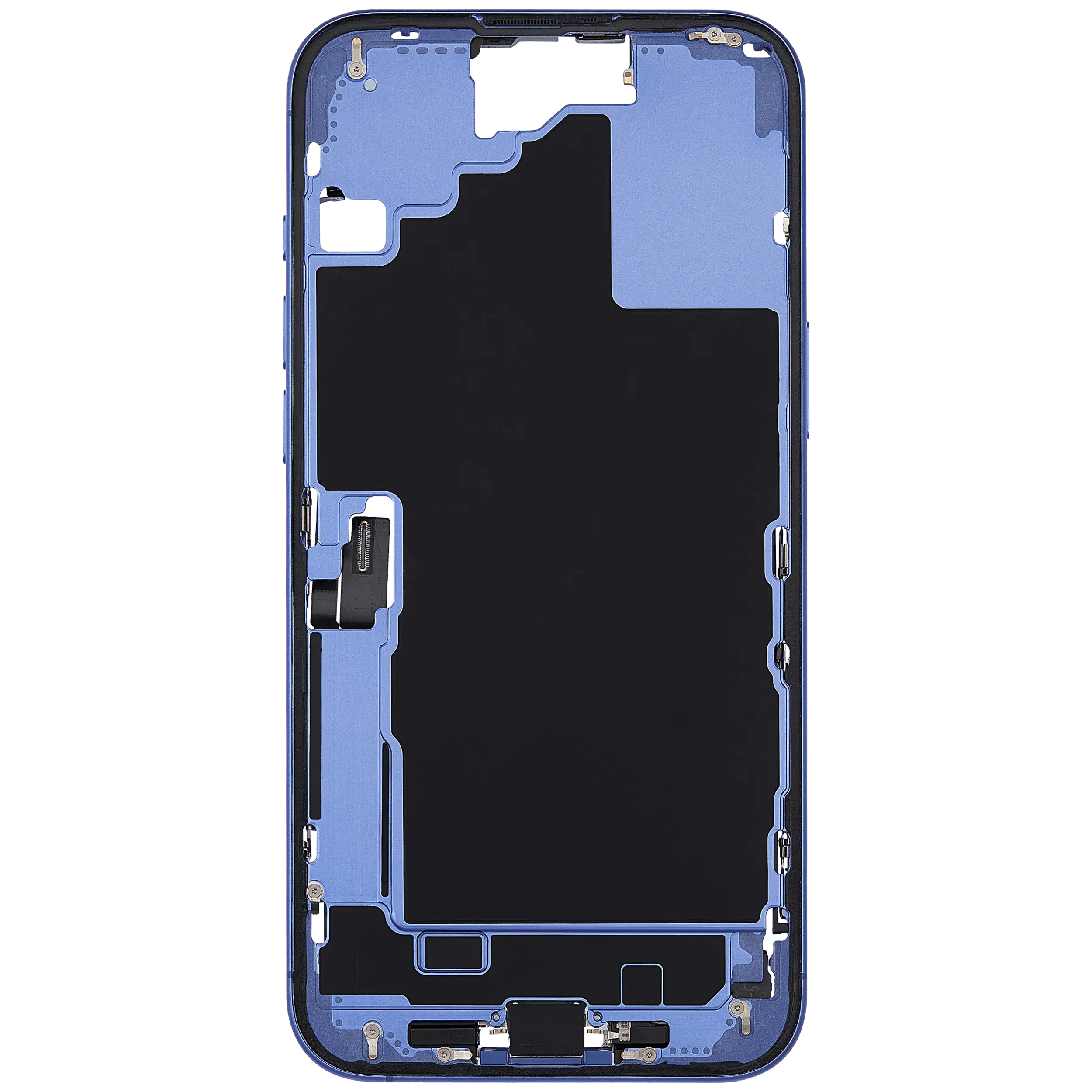 iPhone 16 Plus Gehäuse mit Ladebuchse-Flex & Kleinteile OEM Pull B Ultramarine