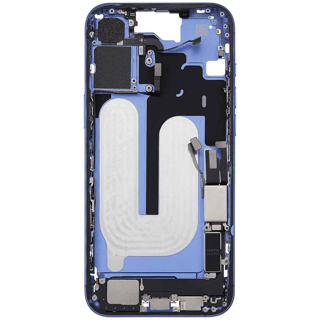 iPhone 16 Plus Gehäuse mit Ladebuchse-Flex & Kleinteile OEM Pull B Ultramarine