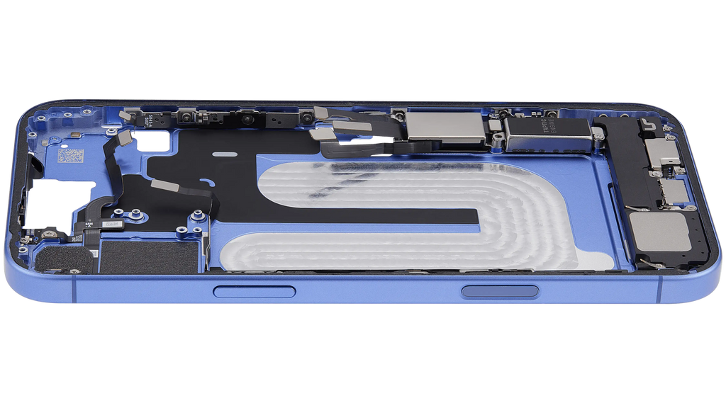 iPhone 16 Plus Gehäuse mit Ladebuchse-Flex & Kleinteile OEM Pull B Ultramarine