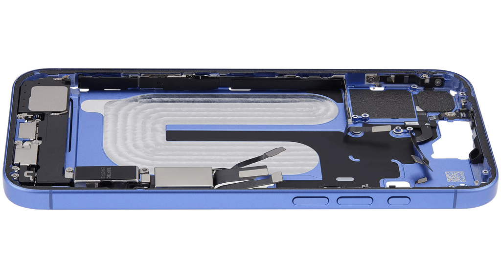 iPhone 16 Plus Gehäuse mit Ladebuchse-Flex & Kleinteile OEM Pull B Ultramarine