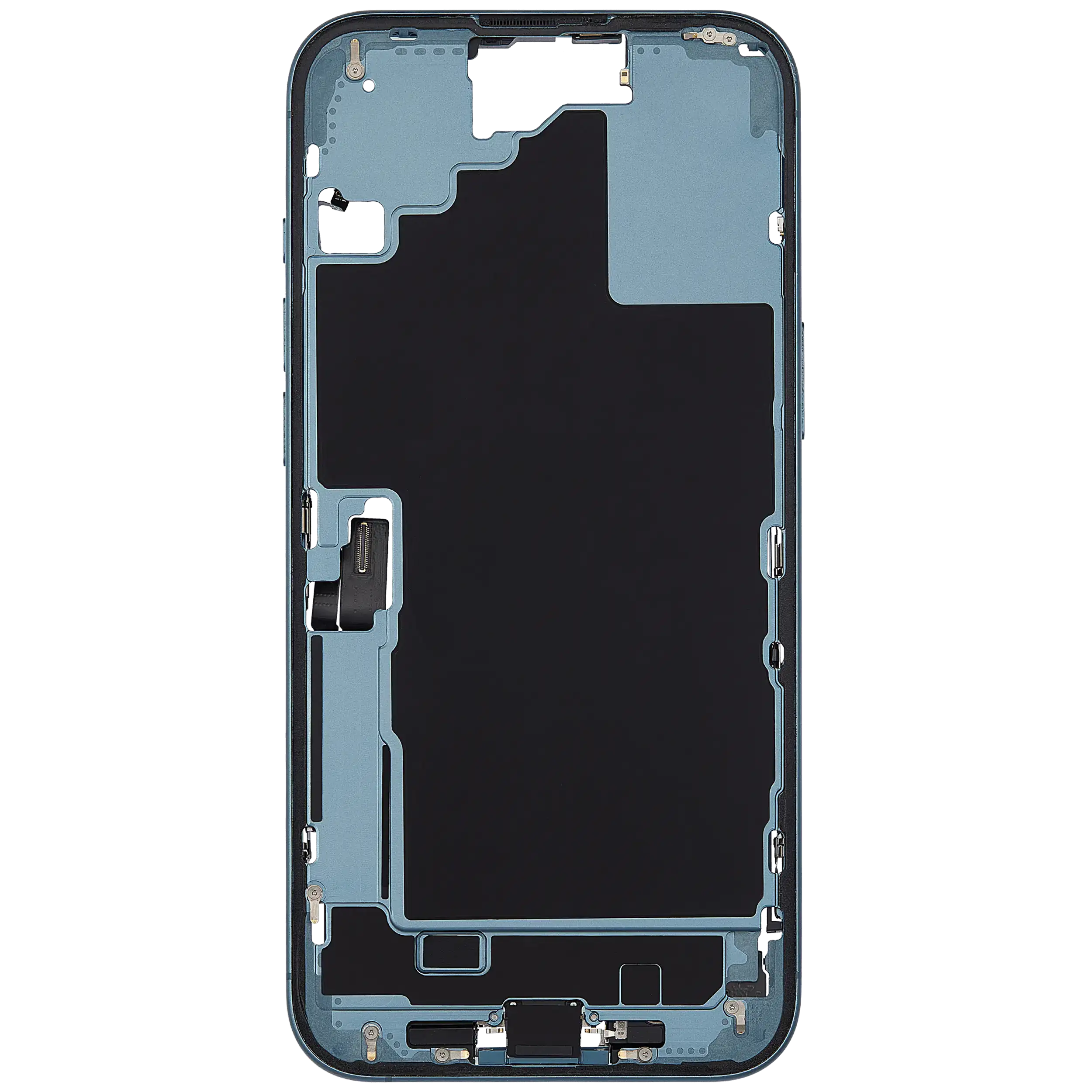 Original Apple-Ausbau C gebraucht – iPhone 16 Plus US Version Rahmen Teal