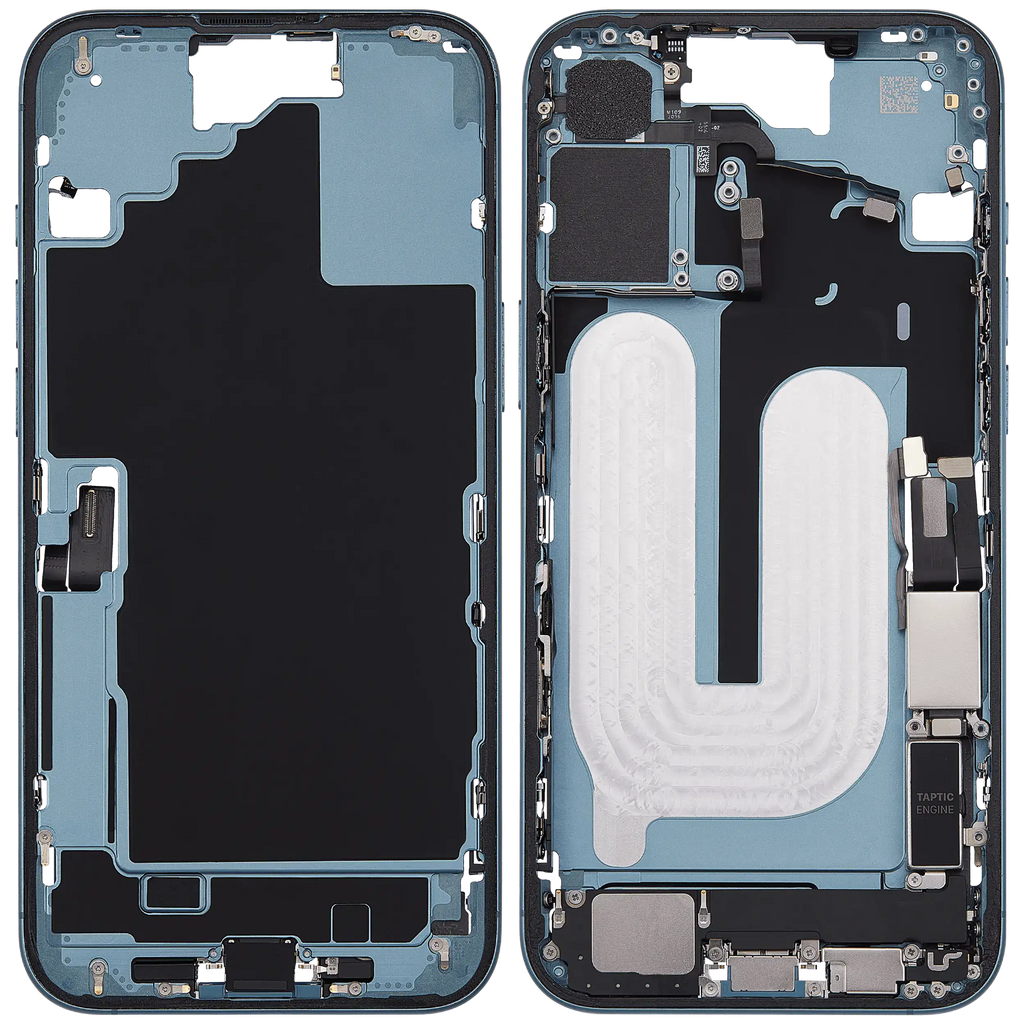 Original Apple-Ausbau C gebraucht – iPhone 16 Plus US Version Rahmen Teal