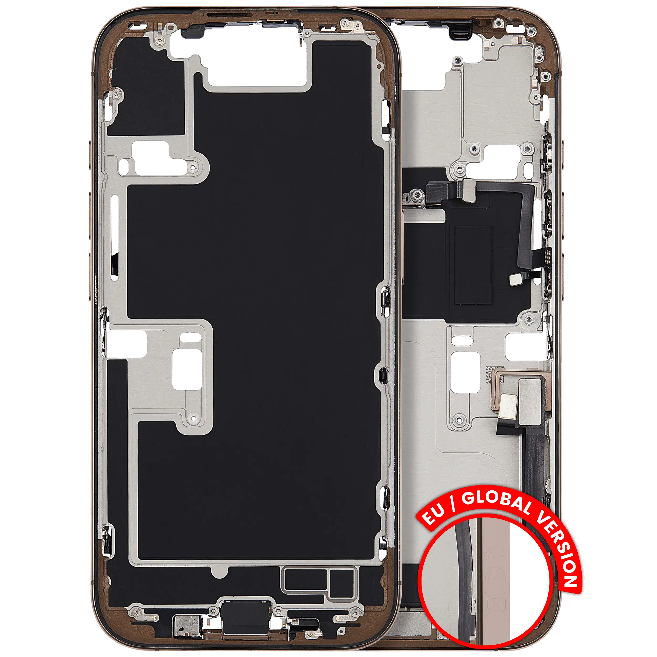 Original Apple-Ausbau A gebraucht – iPhone 16 Pro EU / Rahmen Wüstensand