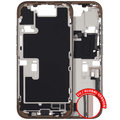Back Cover/Frame with Charging Port Flex and Small Parts for iPhone 16 Pro (EU/Global Version) (used OEM removal, B quality) (Desert Titanium)