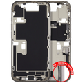 Midframe/Rahmen mit Ladebuchse-Flex & Kleinteilen für iPhone 16 Pro, Titanium, O