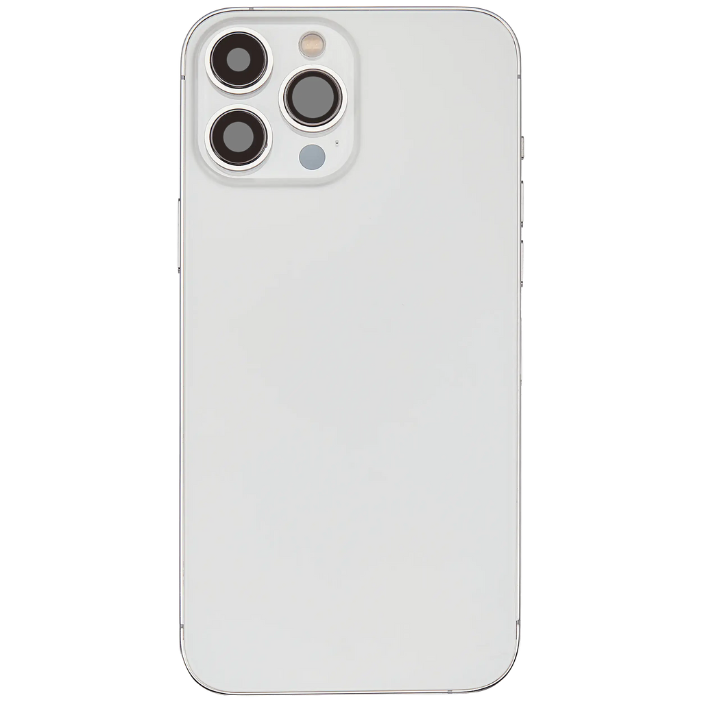 Original Apple-Ausbau A gebraucht – iPhone 13 Pro Max EU Backcover/Rahmen Silber