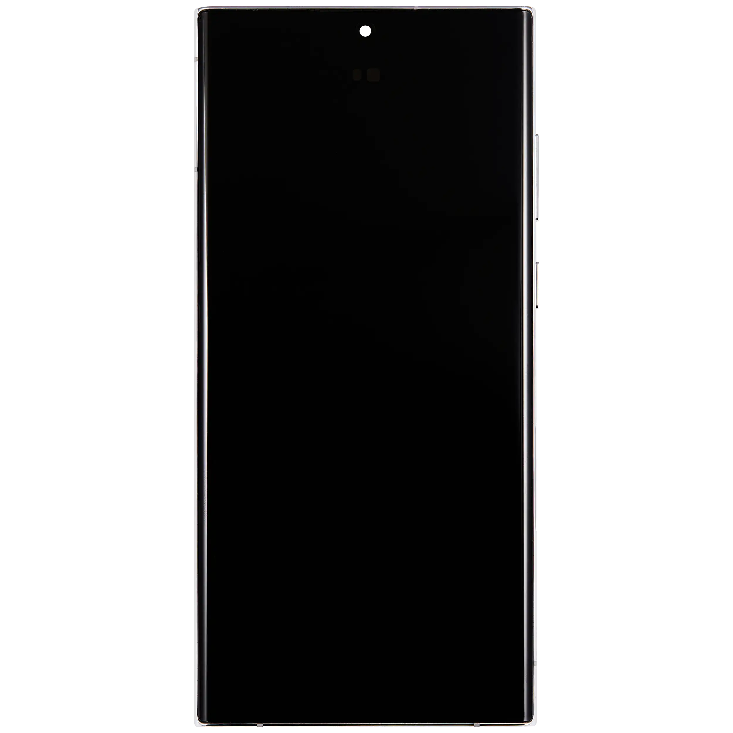OLED-Baustein mit Rahmen, Samsung S22 Ultra, Phantom White, Aftermarket Pro