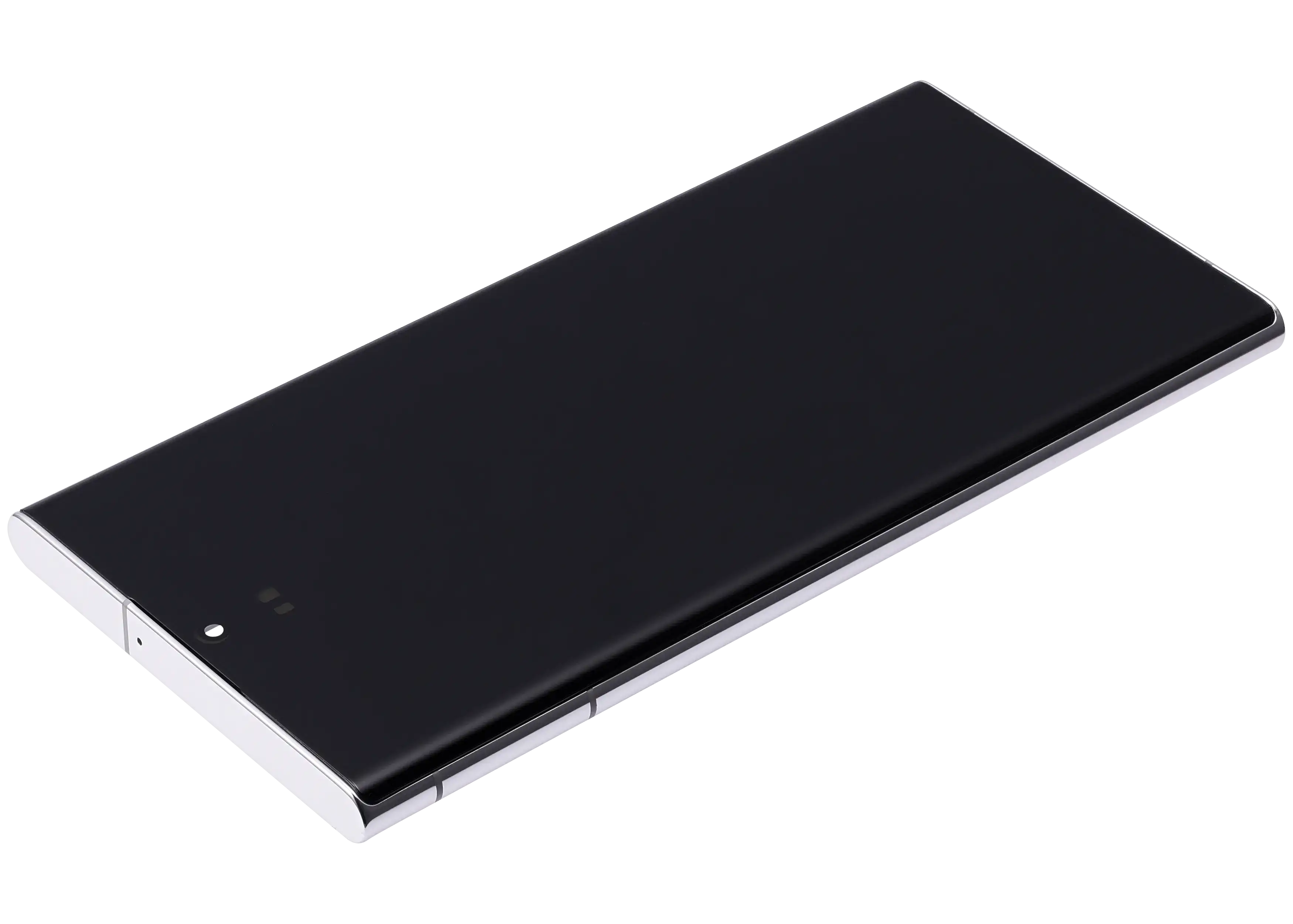 OLED-Baustein mit Rahmen, Samsung S22 Ultra, Phantom White, Aftermarket Pro