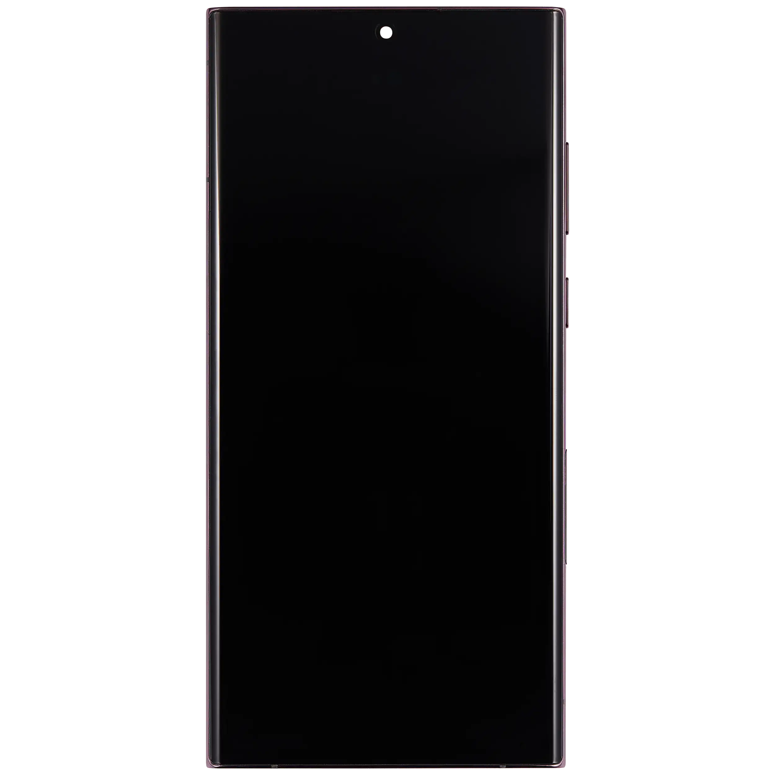 OLED-Display mit Rahmen Samsung Galaxy S22 Ultra Burgundy Aftermarket Pro 120Hz