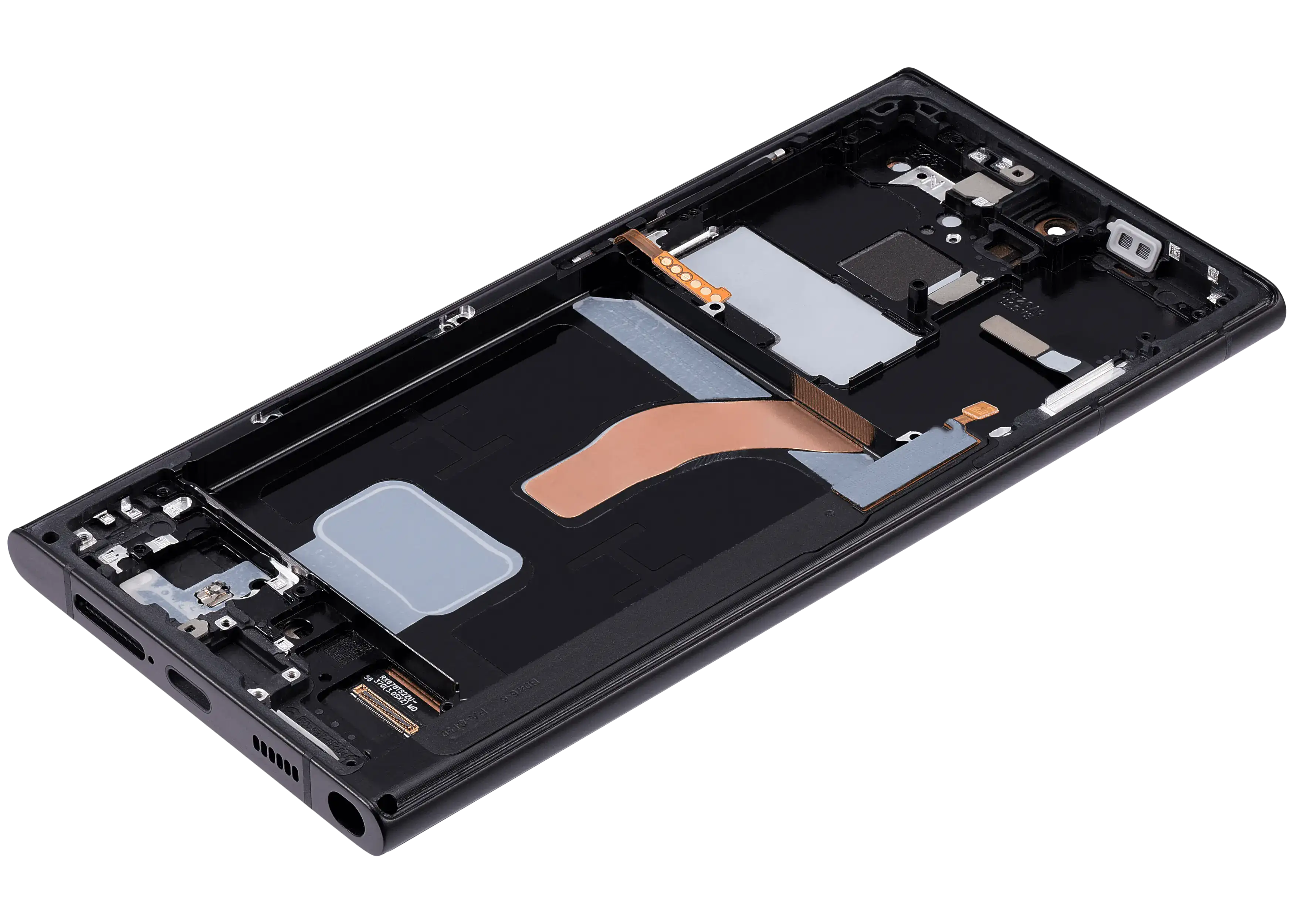 OLED-Display mit Rahmen Samsung Galaxy S22 Ultra Aftermarket Pro (Farbauswahl)