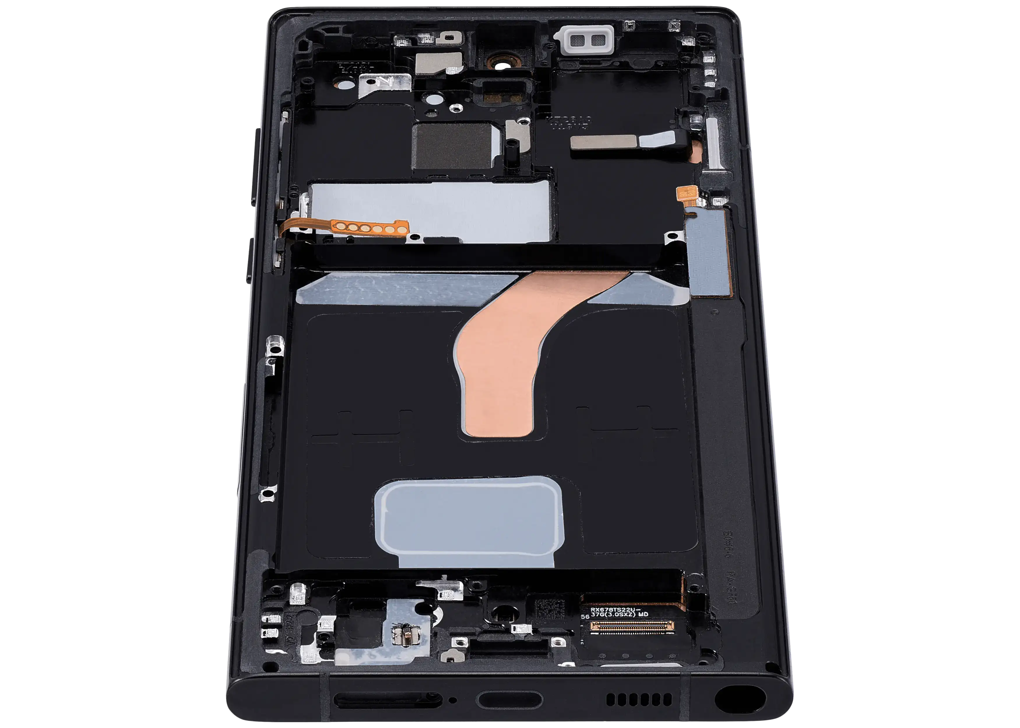 OLED-Display mit Rahmen Samsung Galaxy S22 Ultra Aftermarket Pro (Farbauswahl)