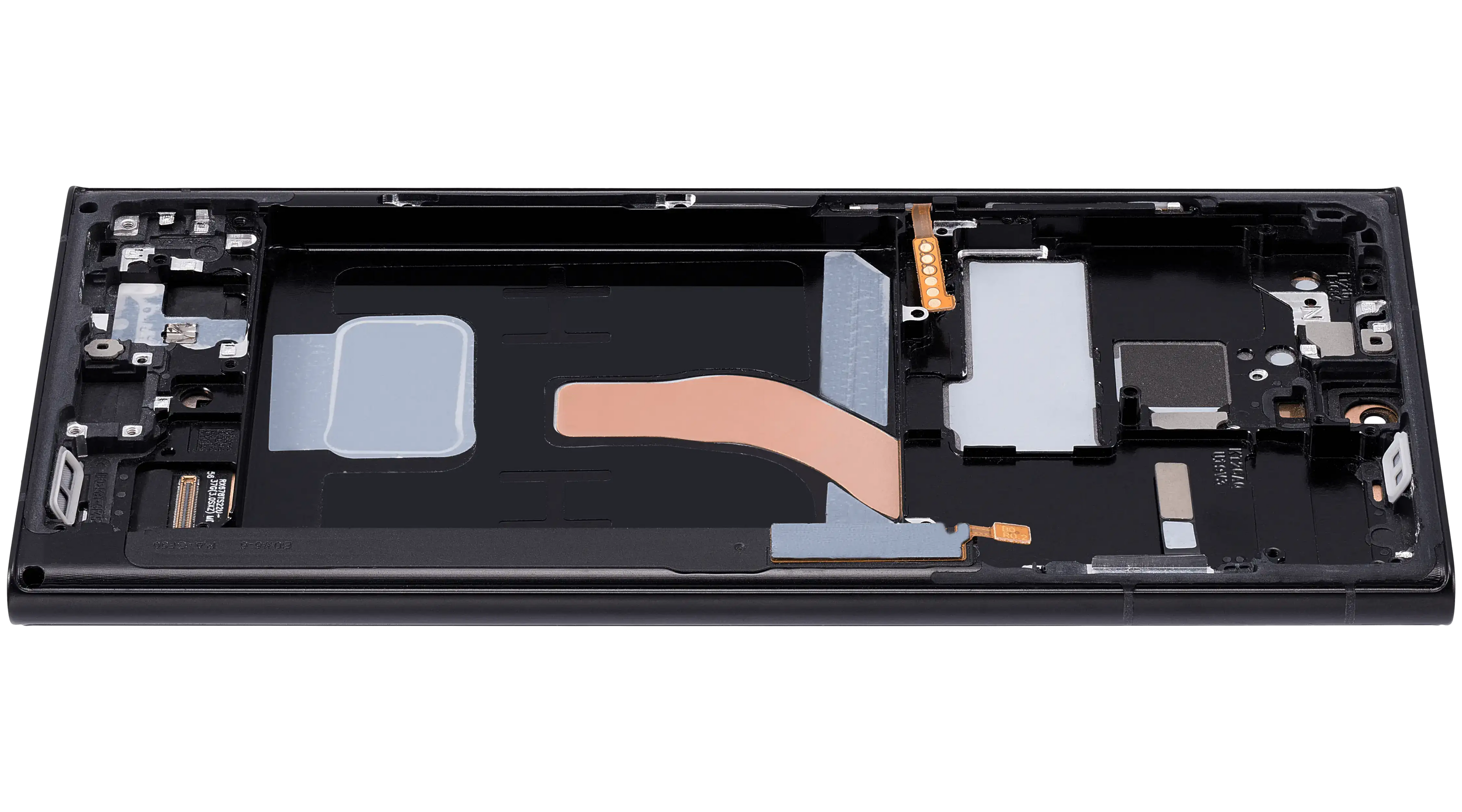 OLED-Display mit Rahmen Samsung Galaxy S22 Ultra Aftermarket Pro (Farbauswahl)