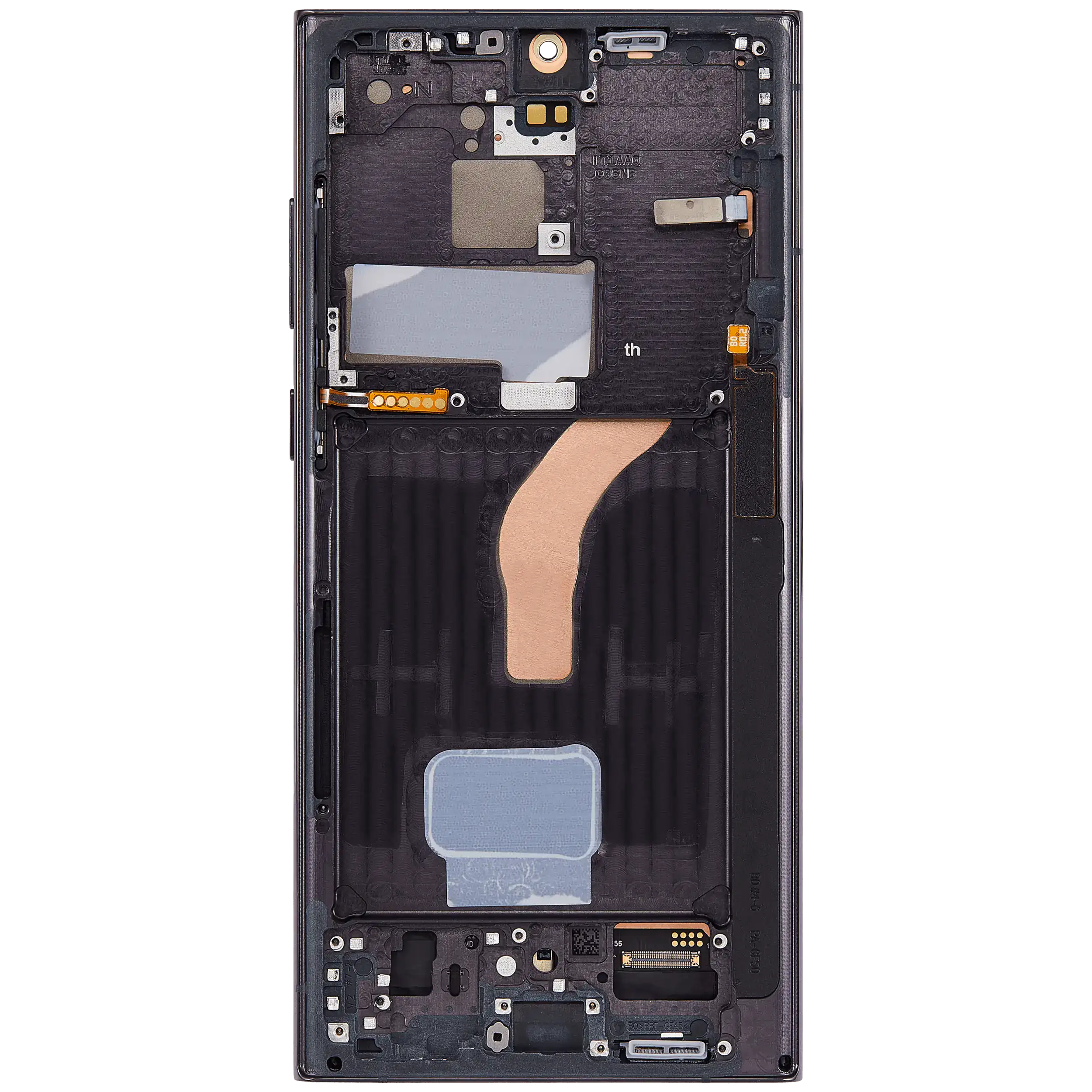 Samsung Galaxy S22 Ultra OLED-Display m. Rahmen - Phantom Black (Pro)