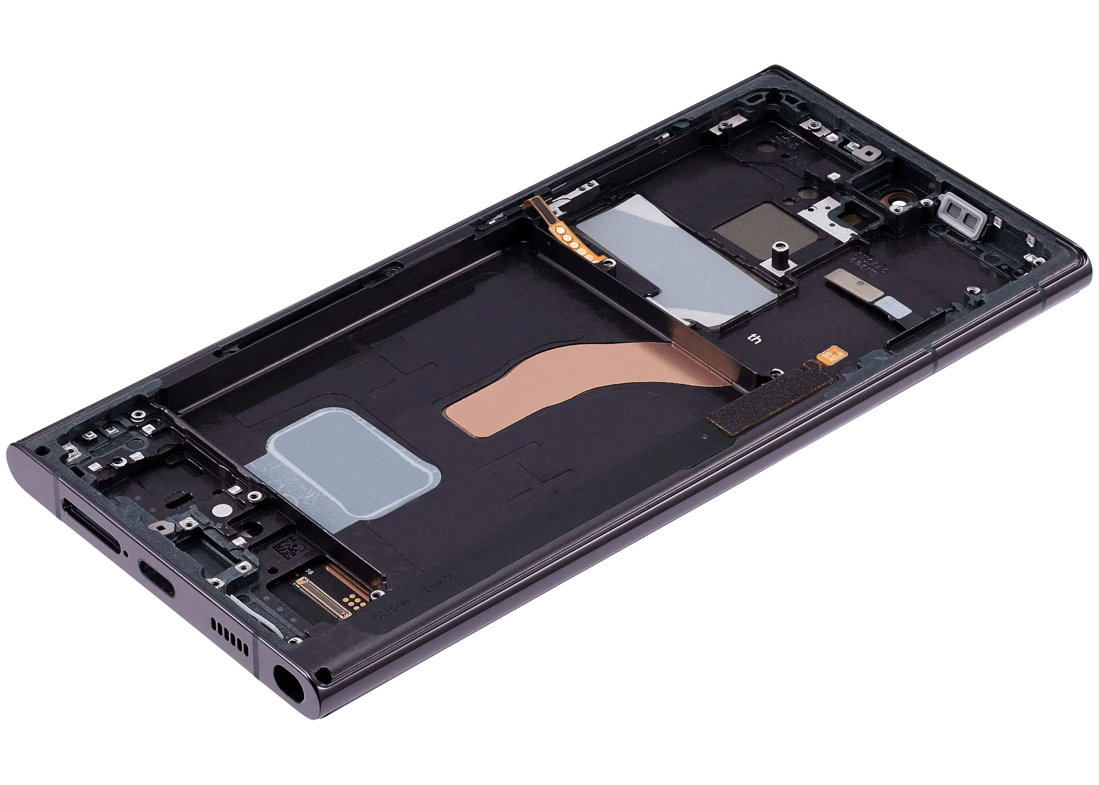 Samsung Galaxy S22 Ultra OLED-Display m. Rahmen - Phantom Black (Pro)