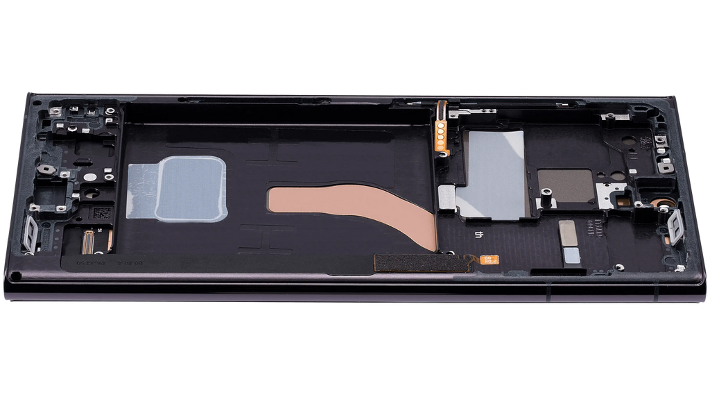 Samsung Galaxy S22 Ultra OLED-Display m. Rahmen - Phantom Black (Pro)
