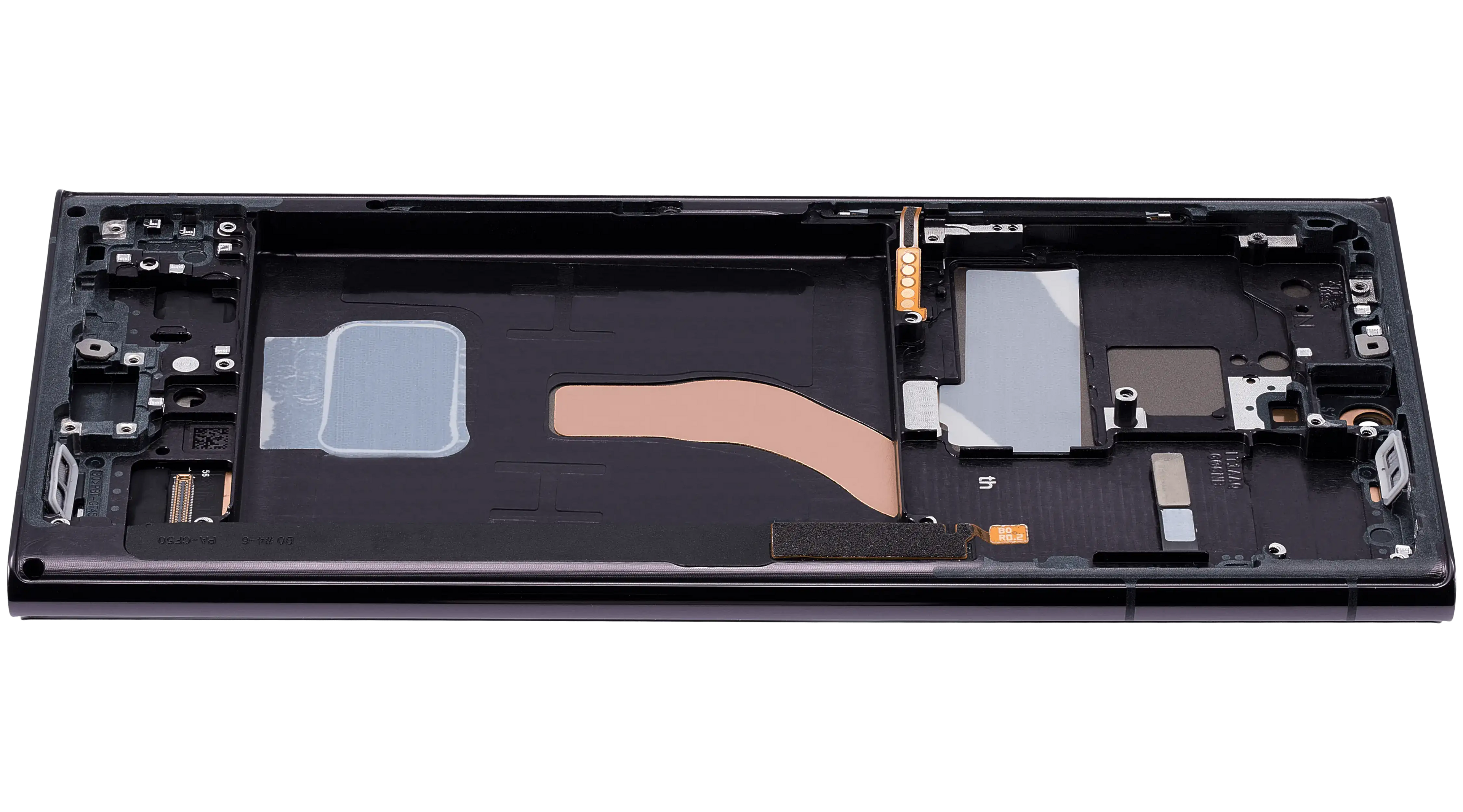 Samsung Galaxy S22 Ultra OLED-Display m. Rahmen - Phantom Black (Pro)