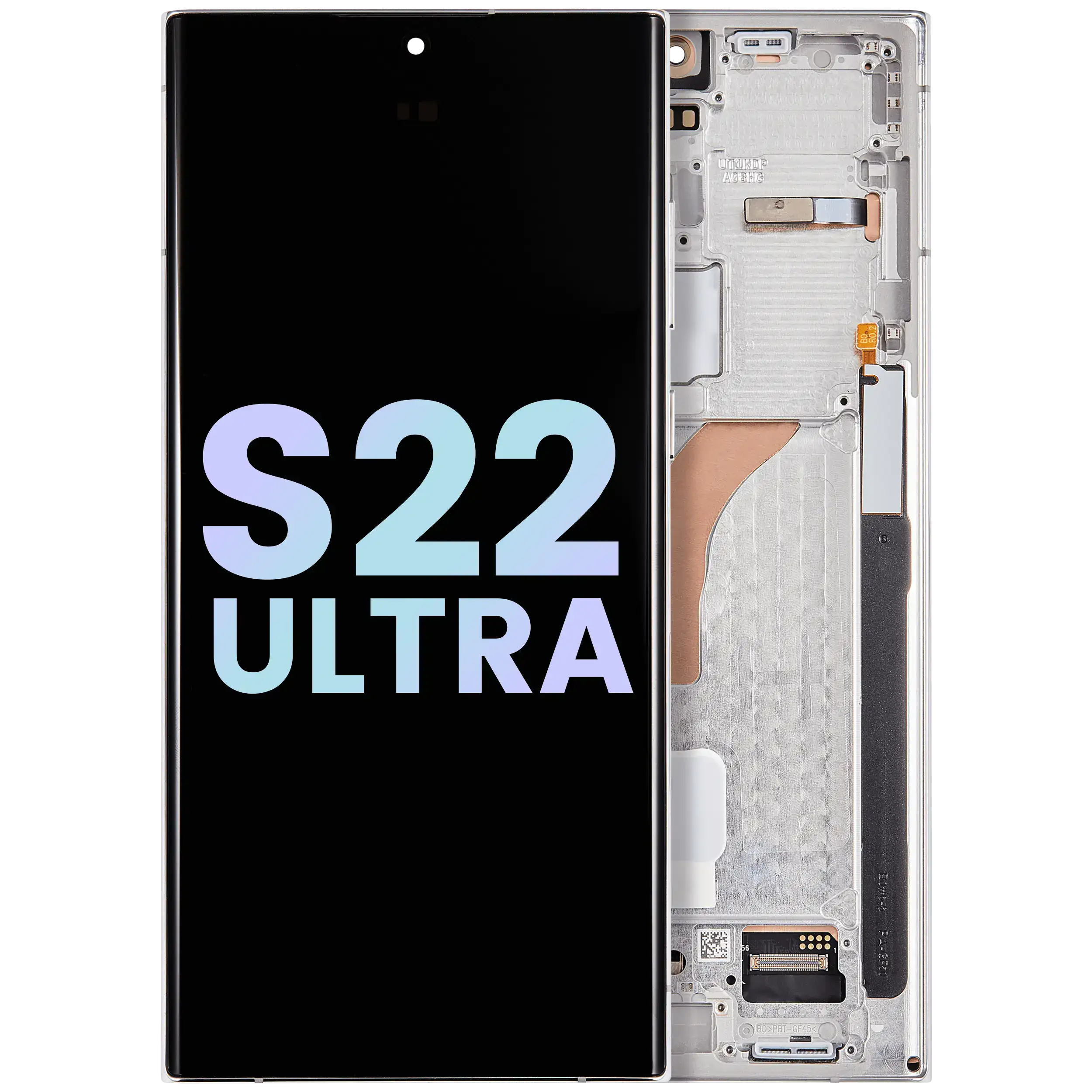 OLED Display with Frame for Samsung Galaxy S22 Ultra 5G (Service Pack) (Phantom White)