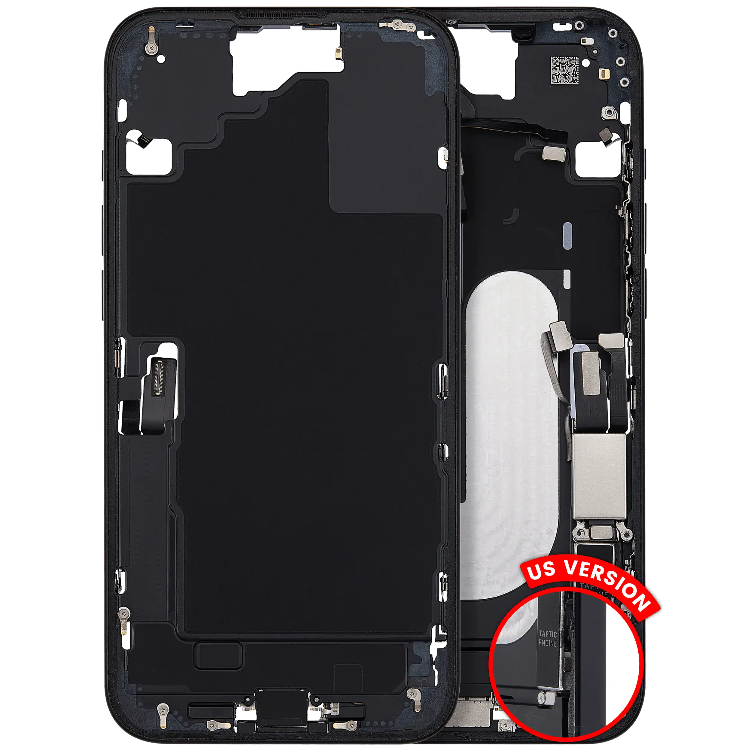 Original Apple-Ausbau C gebraucht – iPhone 16 Plus US Version Rahmen Schwarz