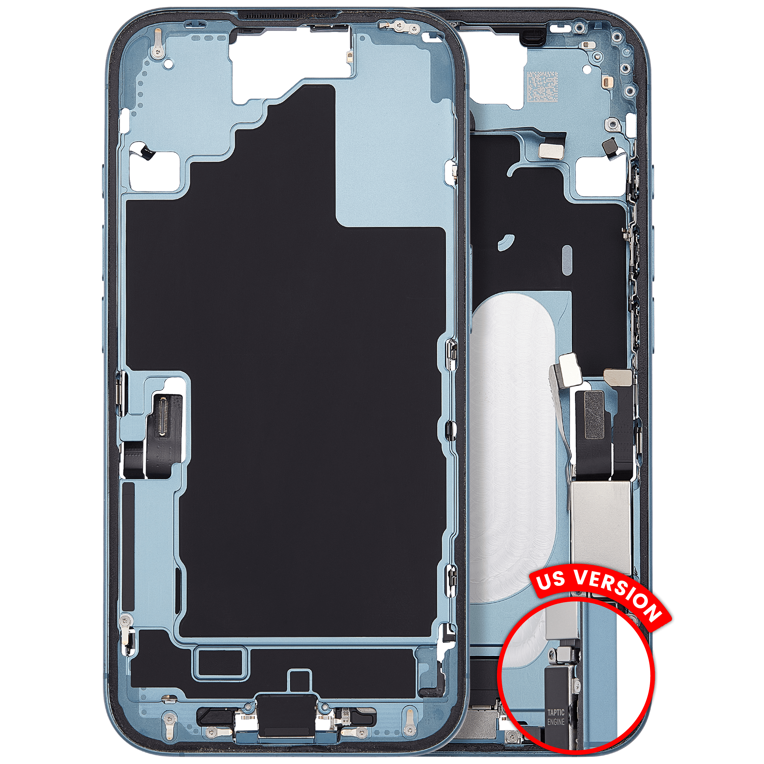 Original Apple-Ausbau C gebraucht – iPhone 16 US Version Rahmen Teal