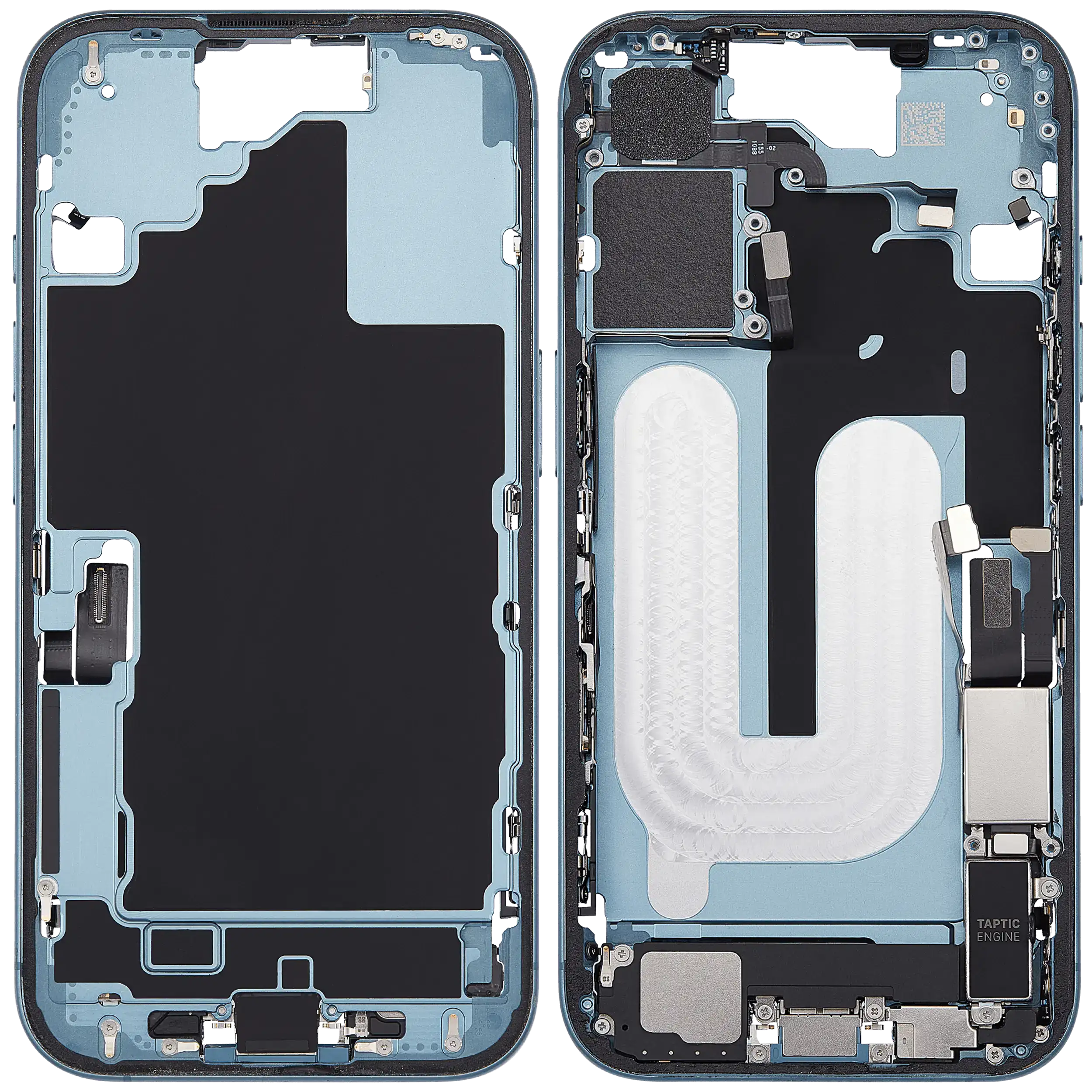 Original Apple-Ausbau C gebraucht – iPhone 16 US Version Rahmen Teal